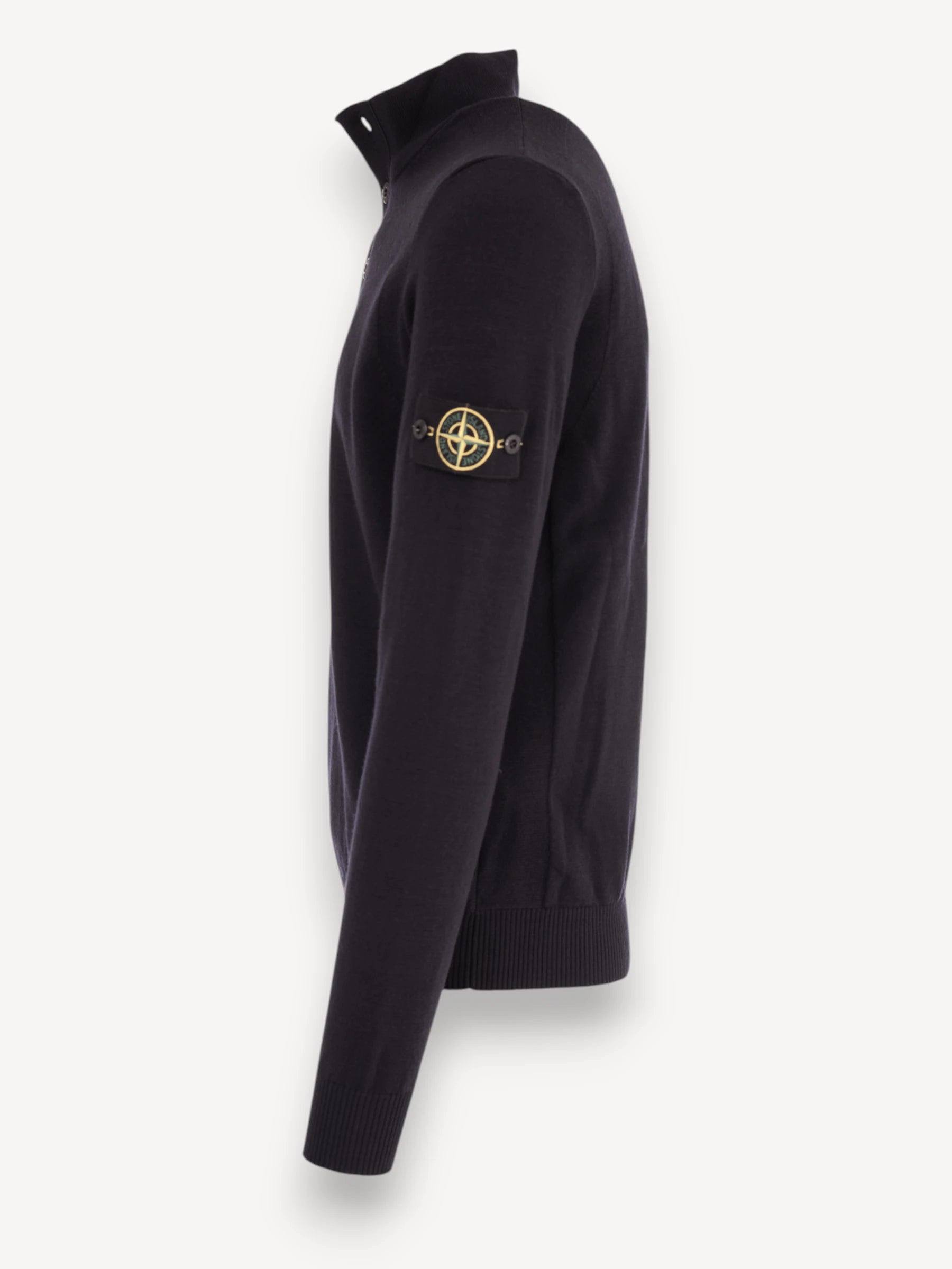 Stretch Wool Jumper - Zwart