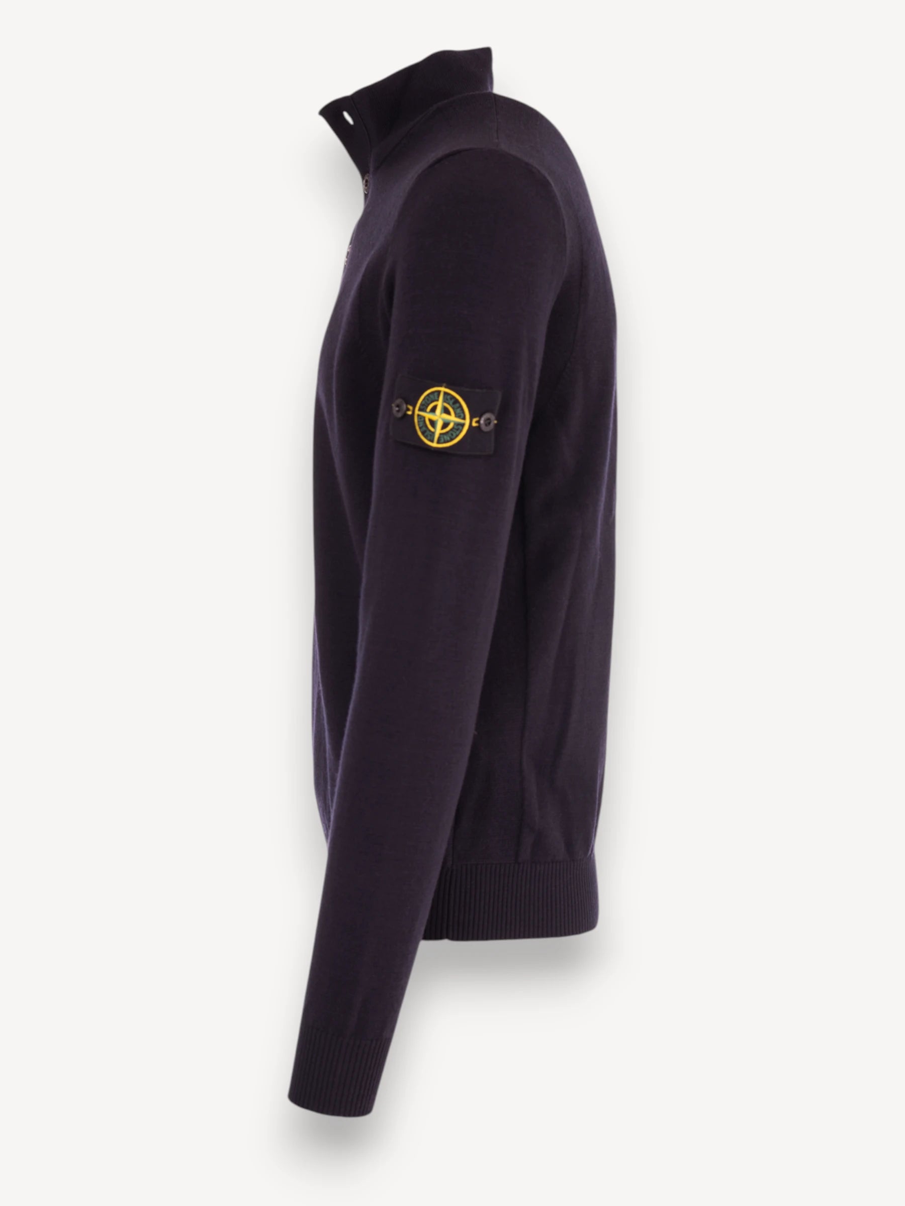 Stretch Wool Jumper - Donkerblauw