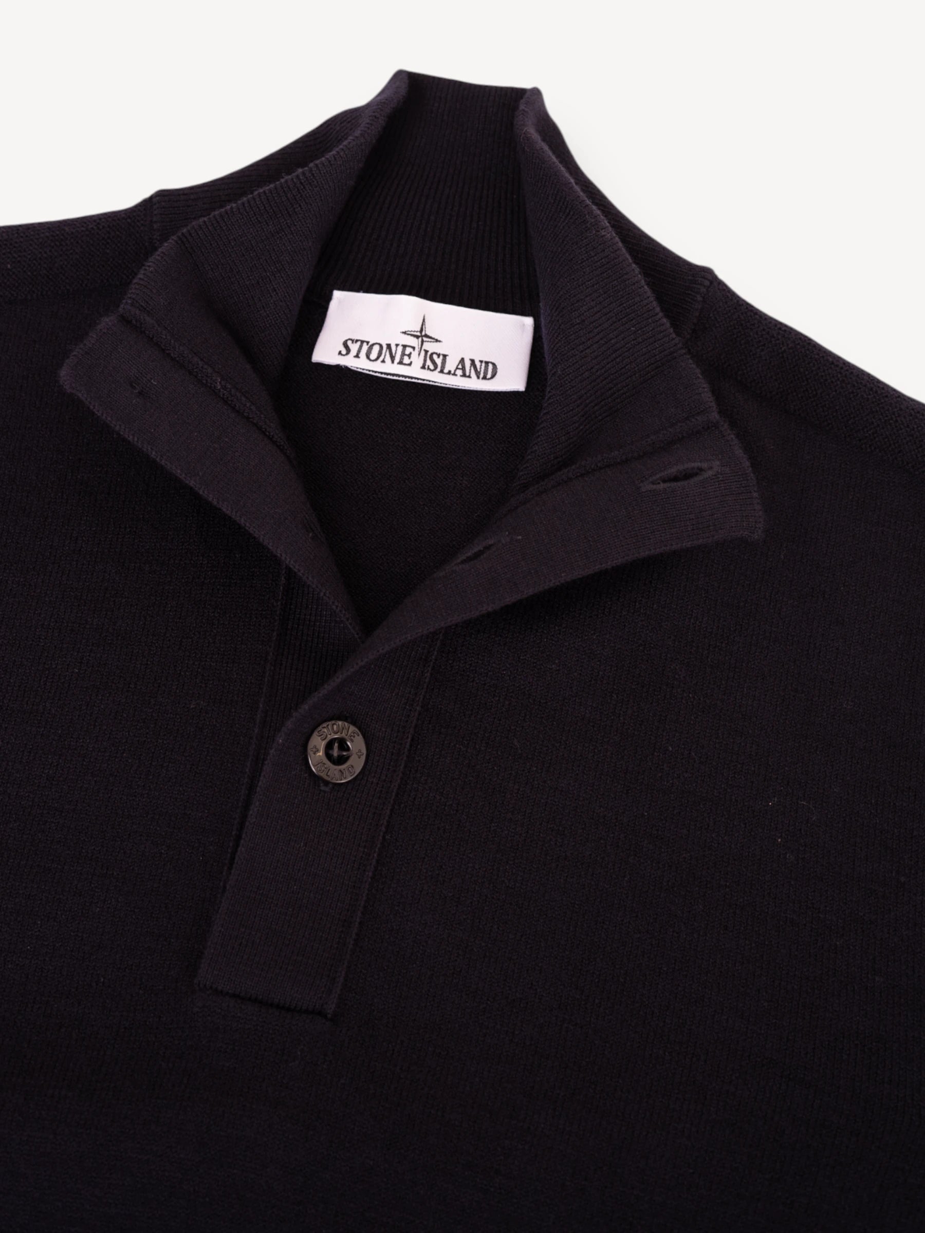Stretch Wool Jumper - Donkerblauw