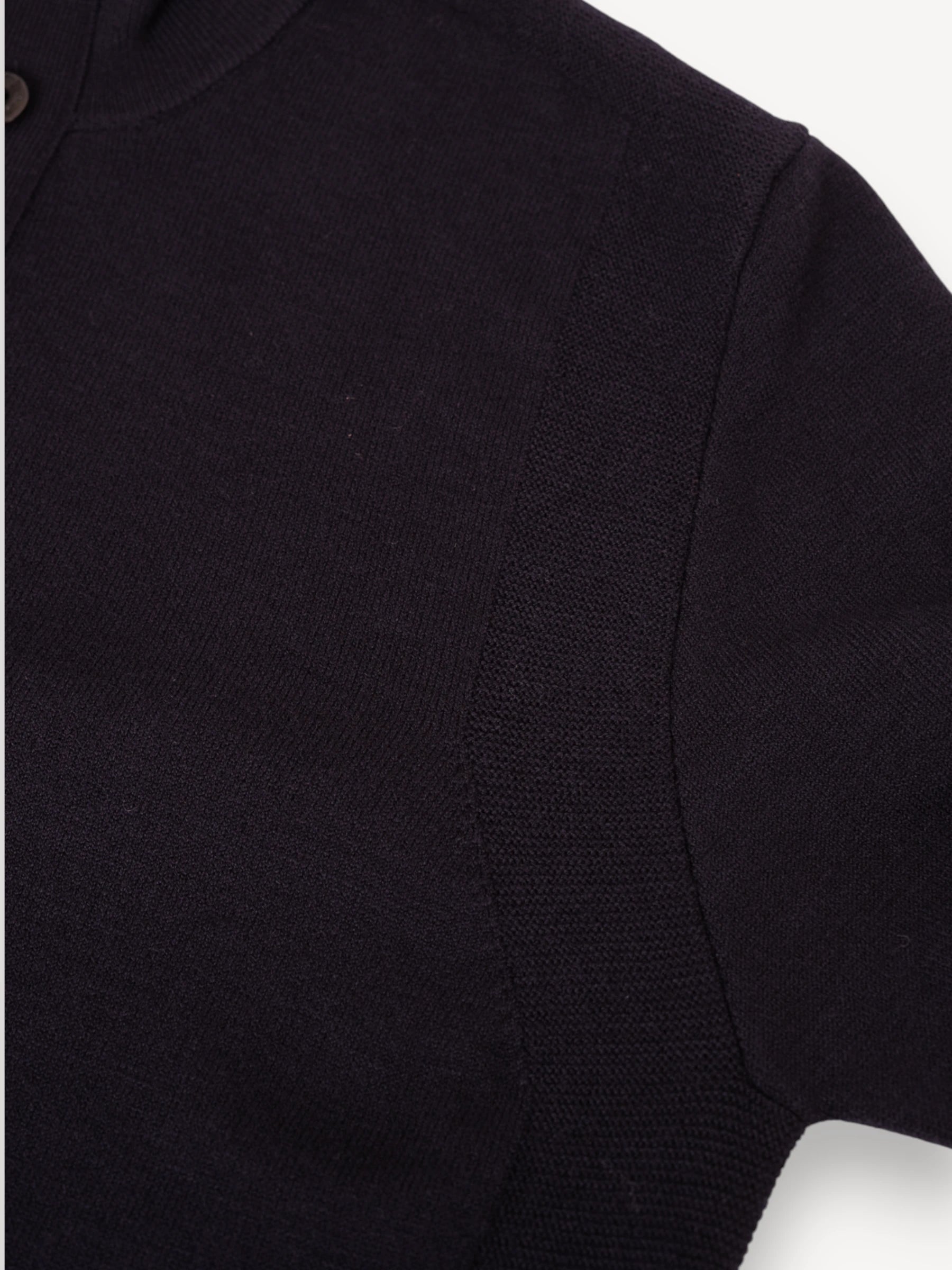 Stretch Wool Jumper - Donkerblauw