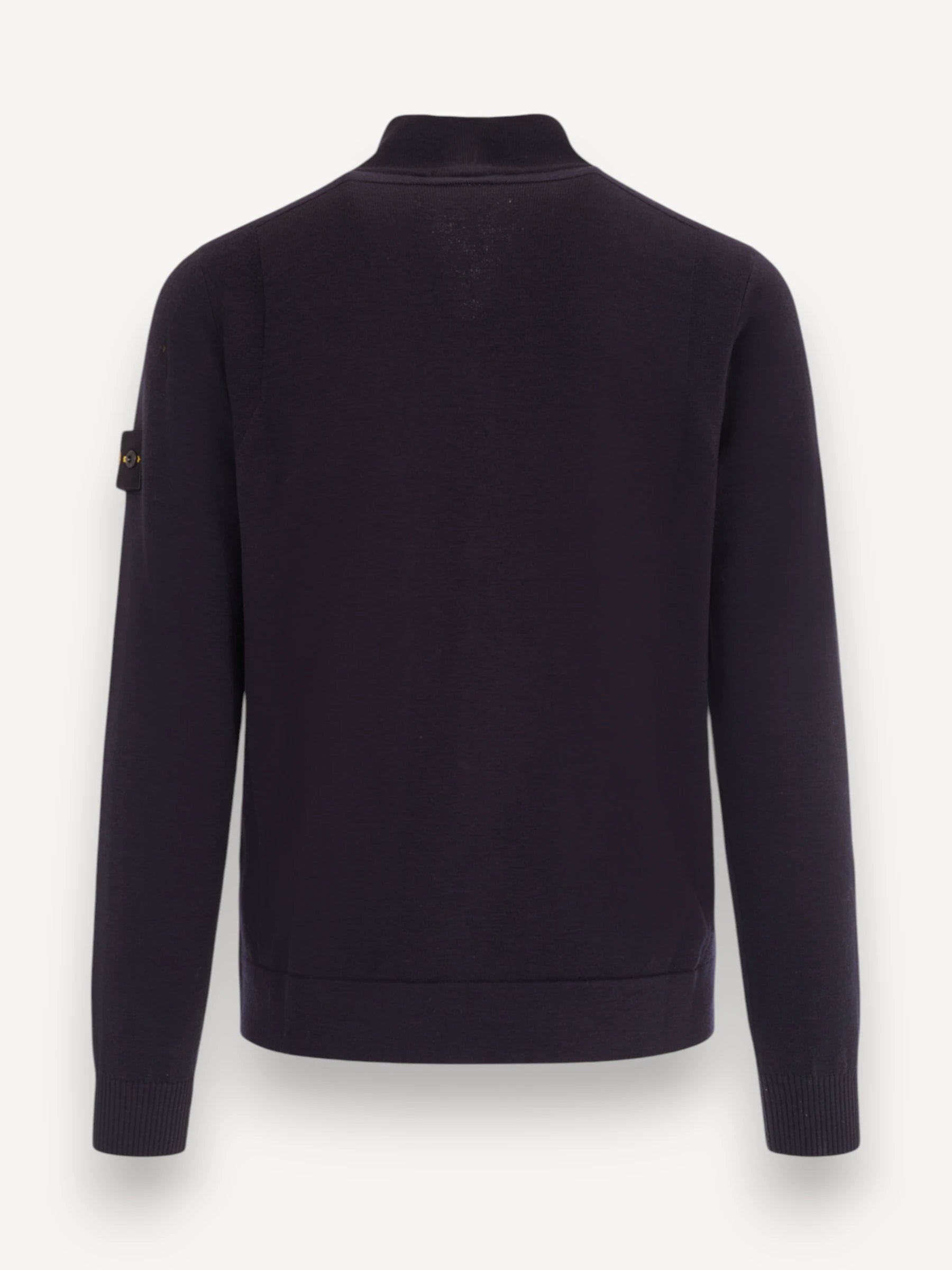 Stretch Wool Cardigan - Donkerblauw
