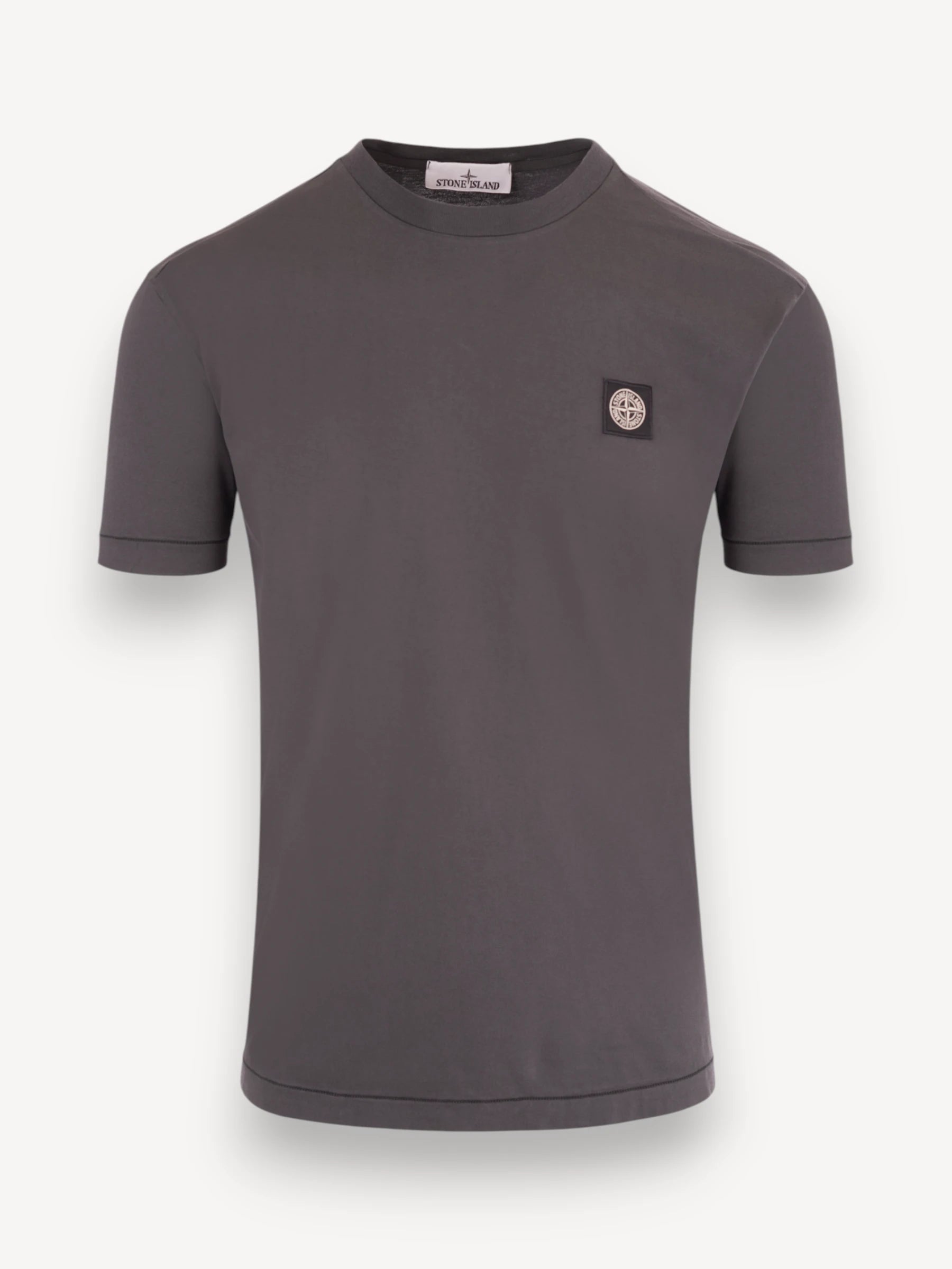 Katoen Jersey T-Shirt - Donkergrijs