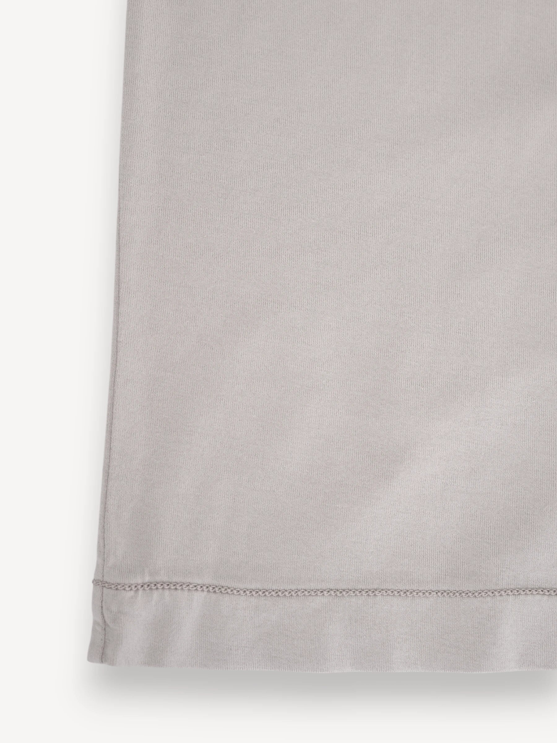 Katoen Jersey T-Shirt - Grijs