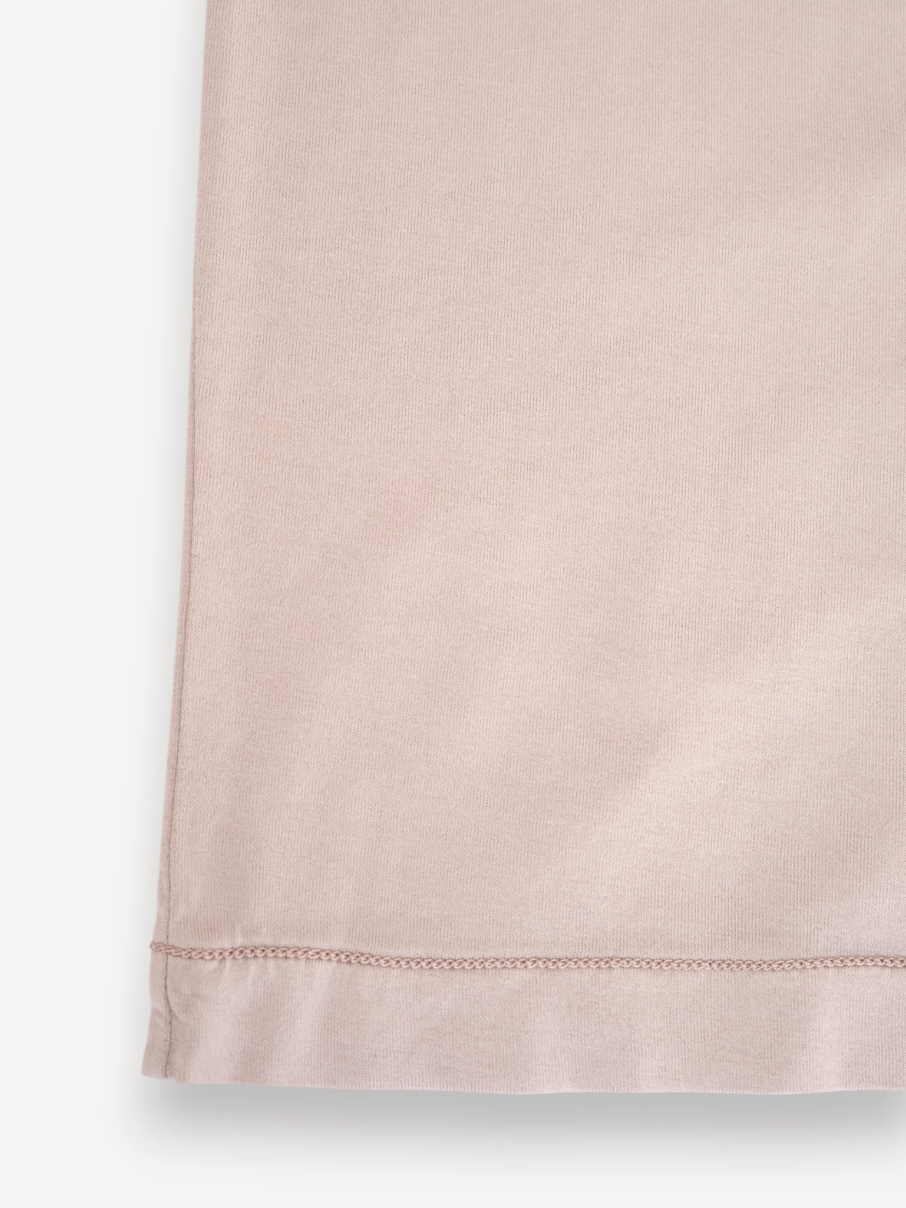 Katoen Jersey T-Shirt - Beige