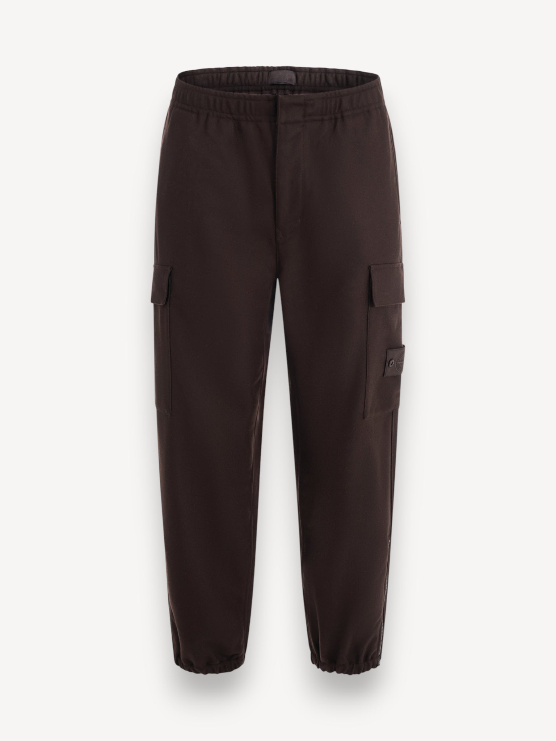 Ghost Piece Flannel Pants - Donkerbruin