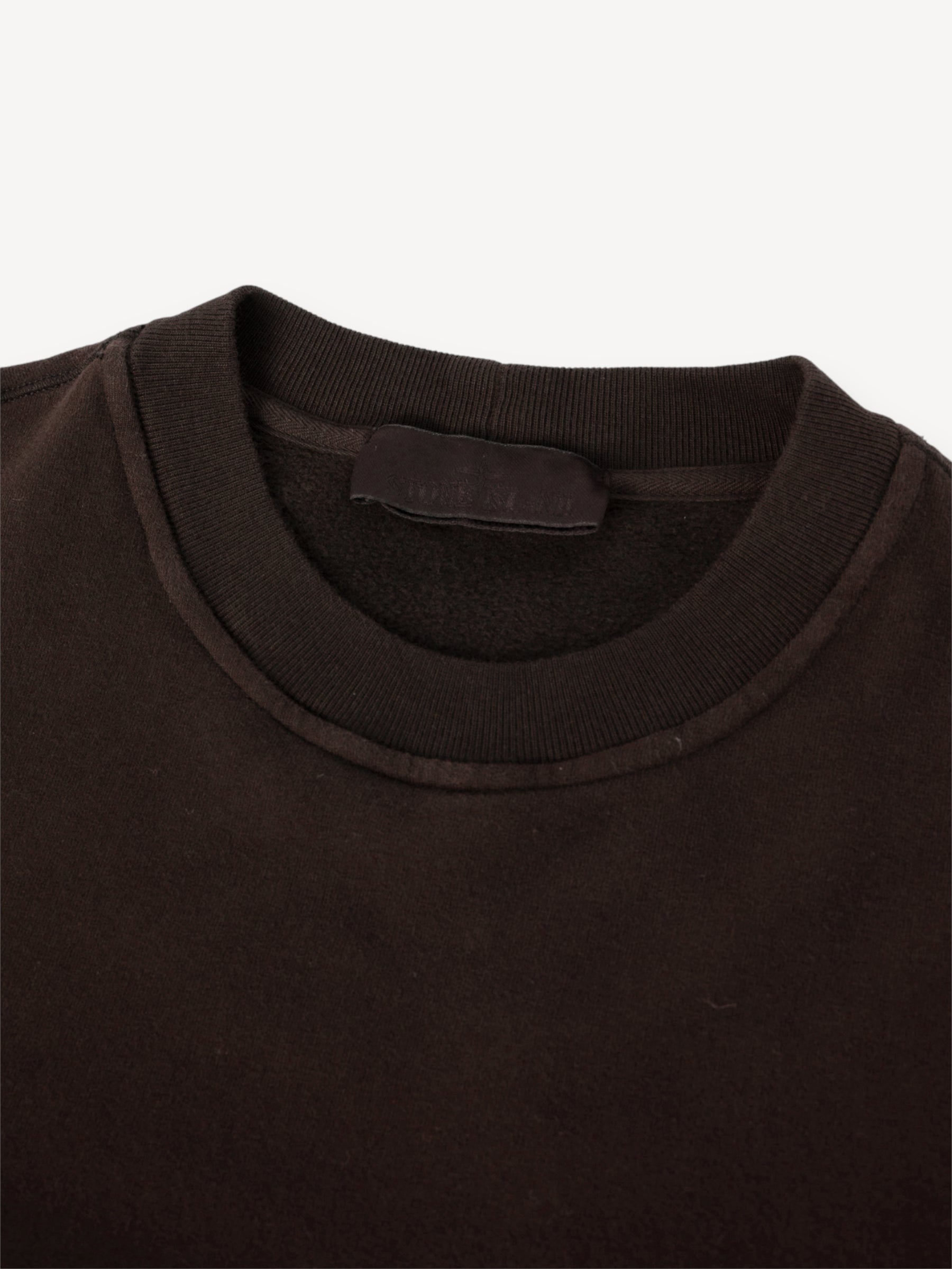 Ghost Piece Fleece Sweater - Donkerbruin
