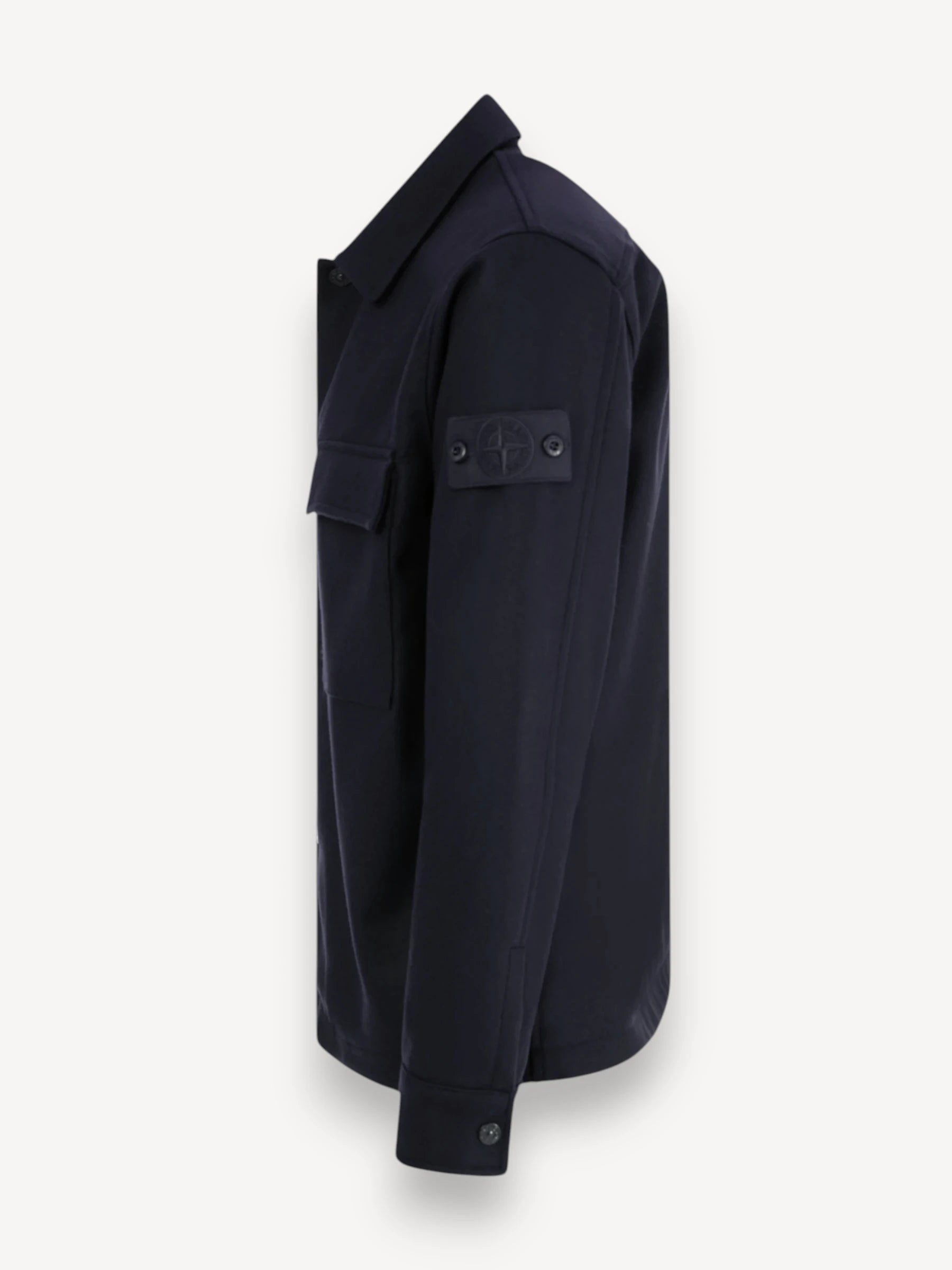 Wollen Overshirt - Donkerblauw
