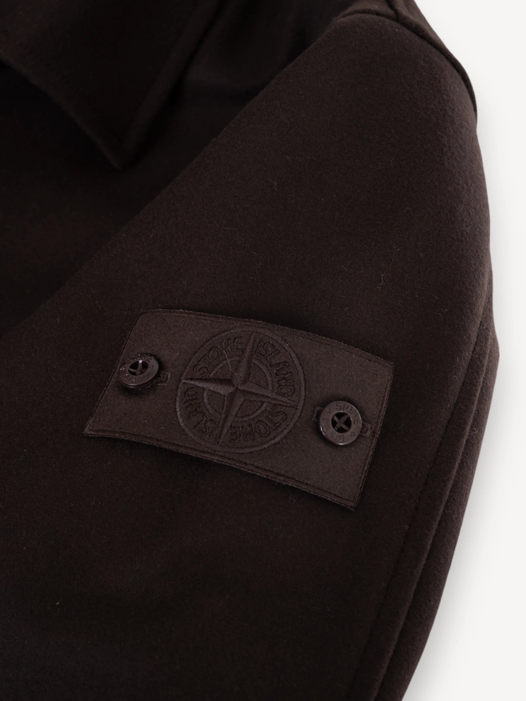 Wollen Overshirt - Donkerbruin