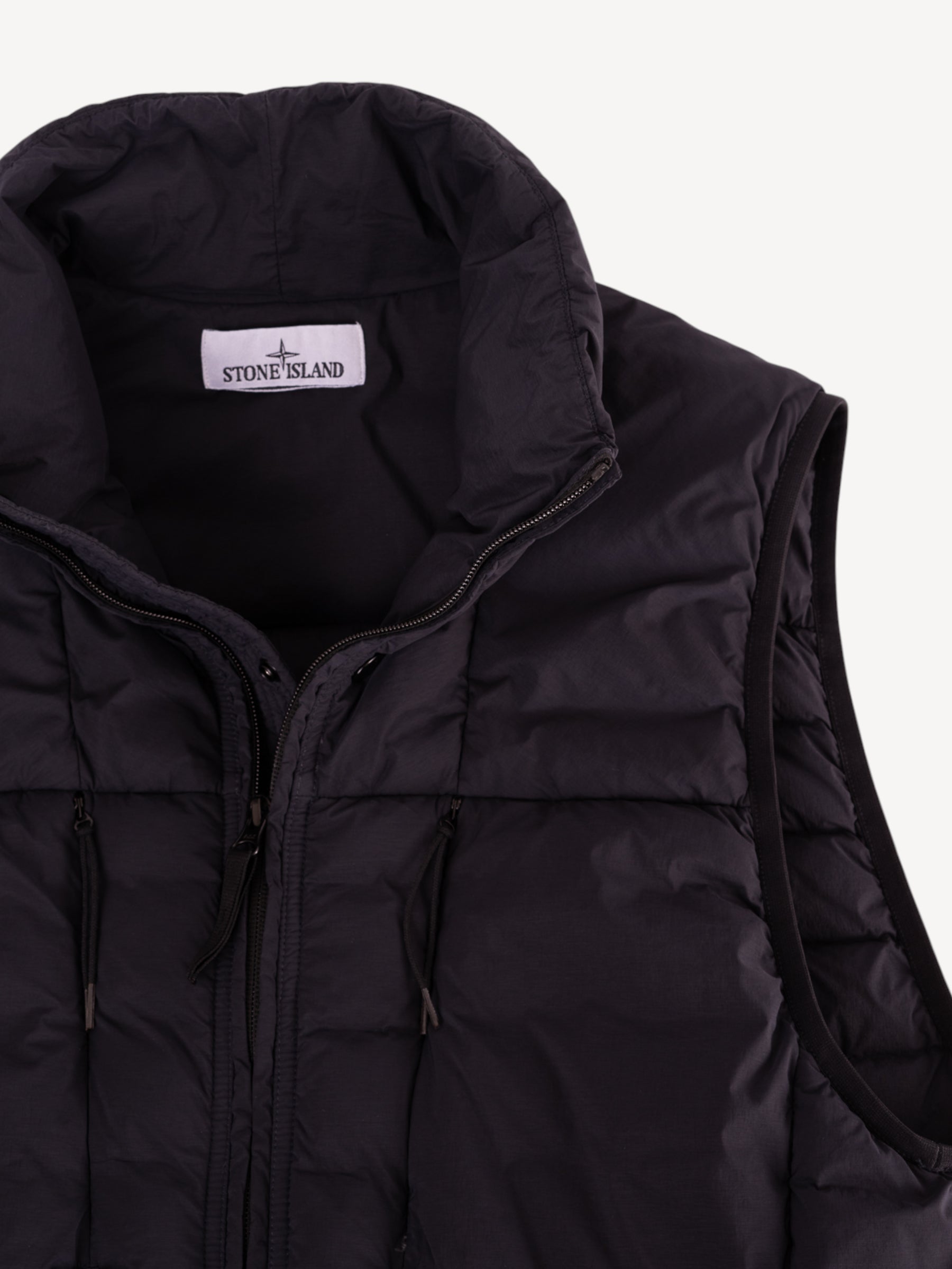 Seamless Tunnel Nylon Down-TC Bodywarmer - Navy Blue