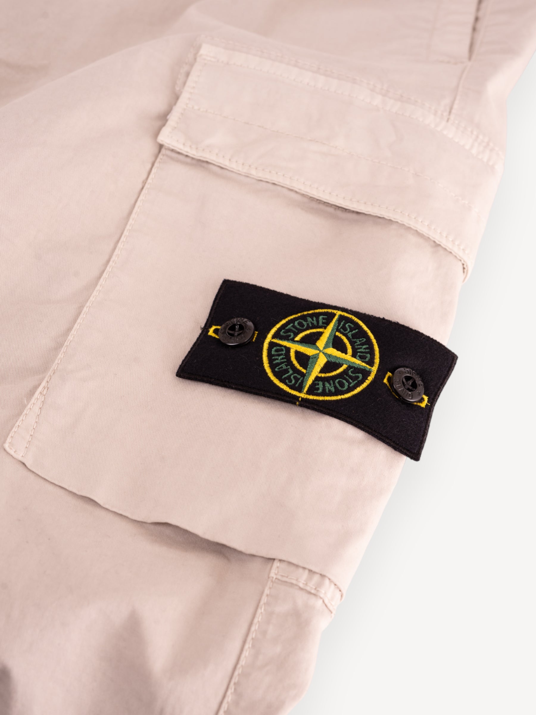 Cottin Twill Cargo Pants - Pearl Grey