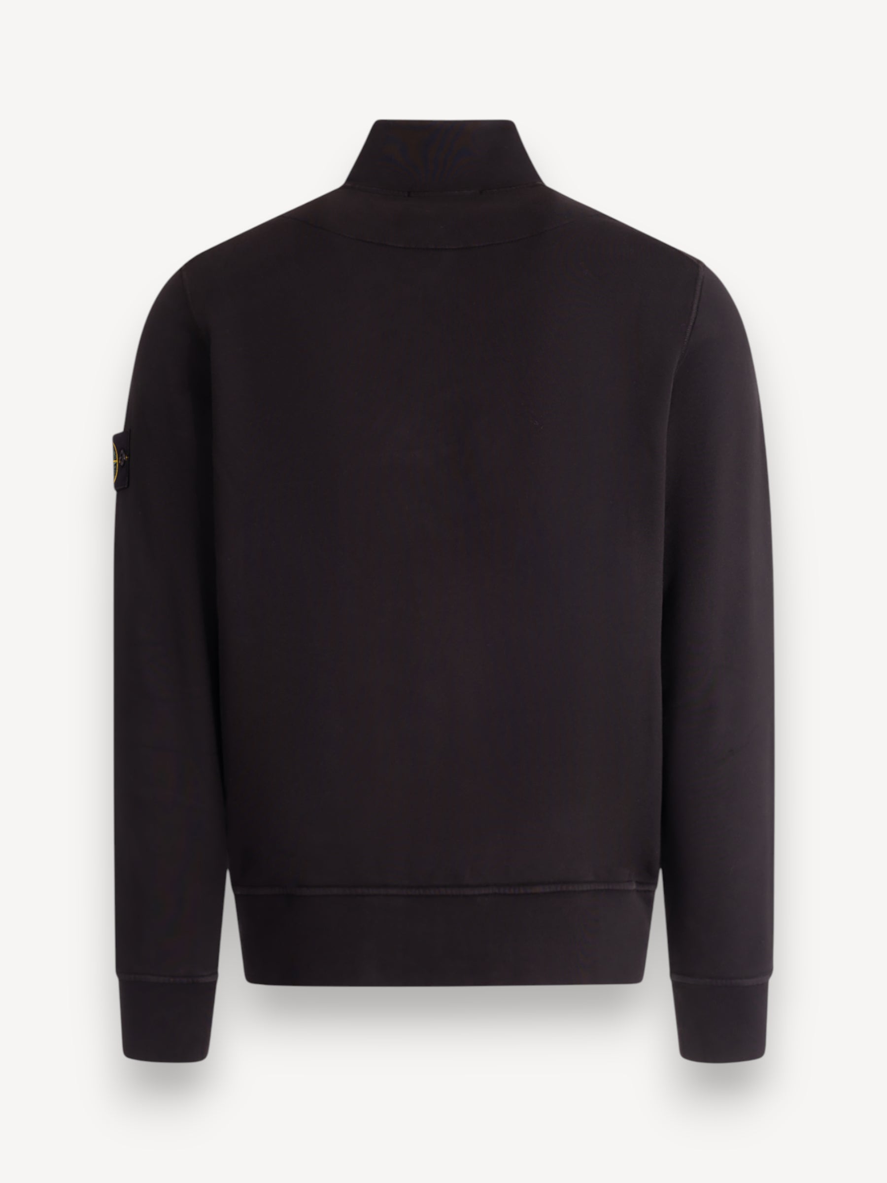 Cotton Fleece Track Jacket - Zwart