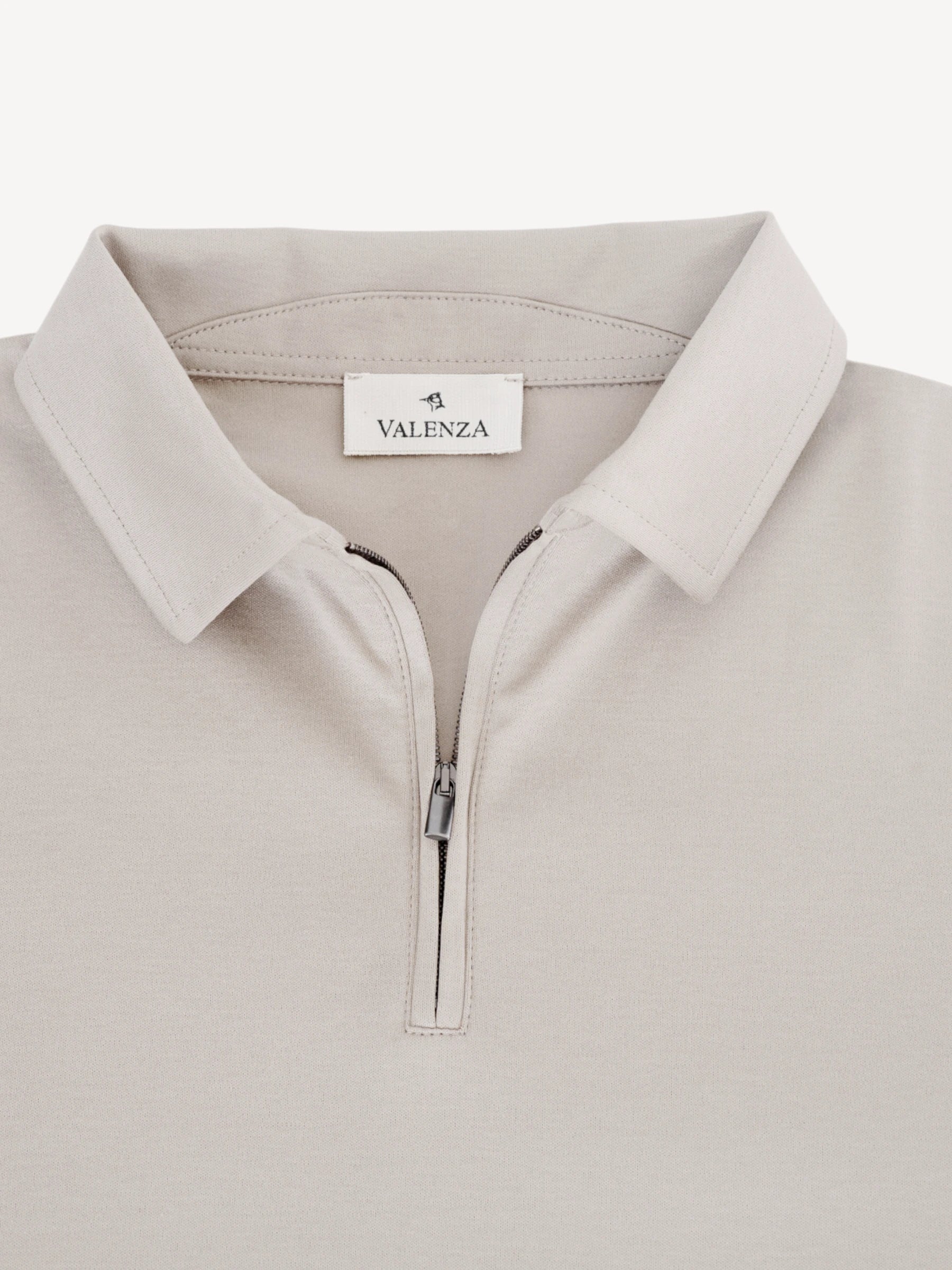 Interlock Supima Polo - Pearl Grey