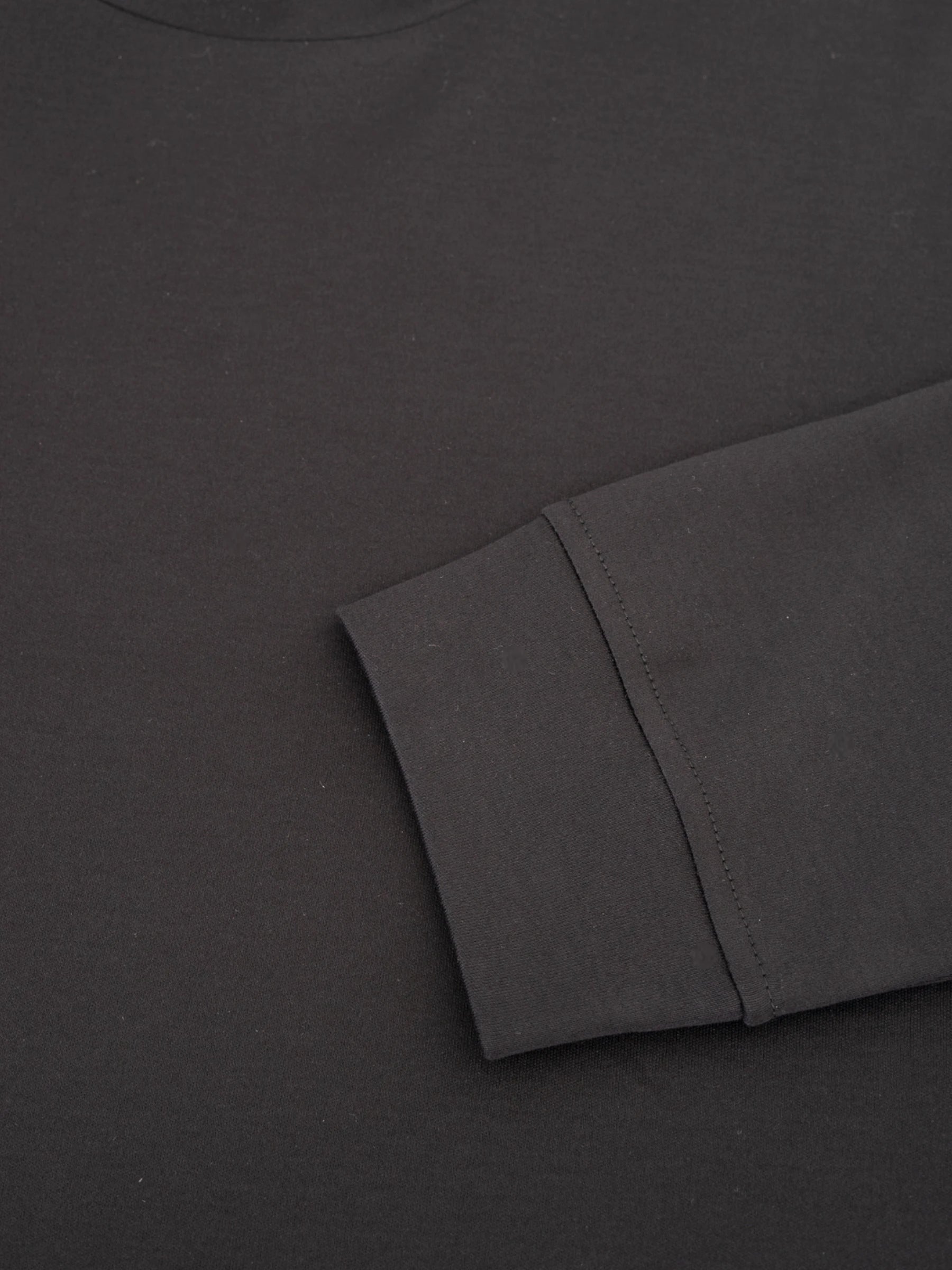 Interlock Supima Sweater - Asphalt