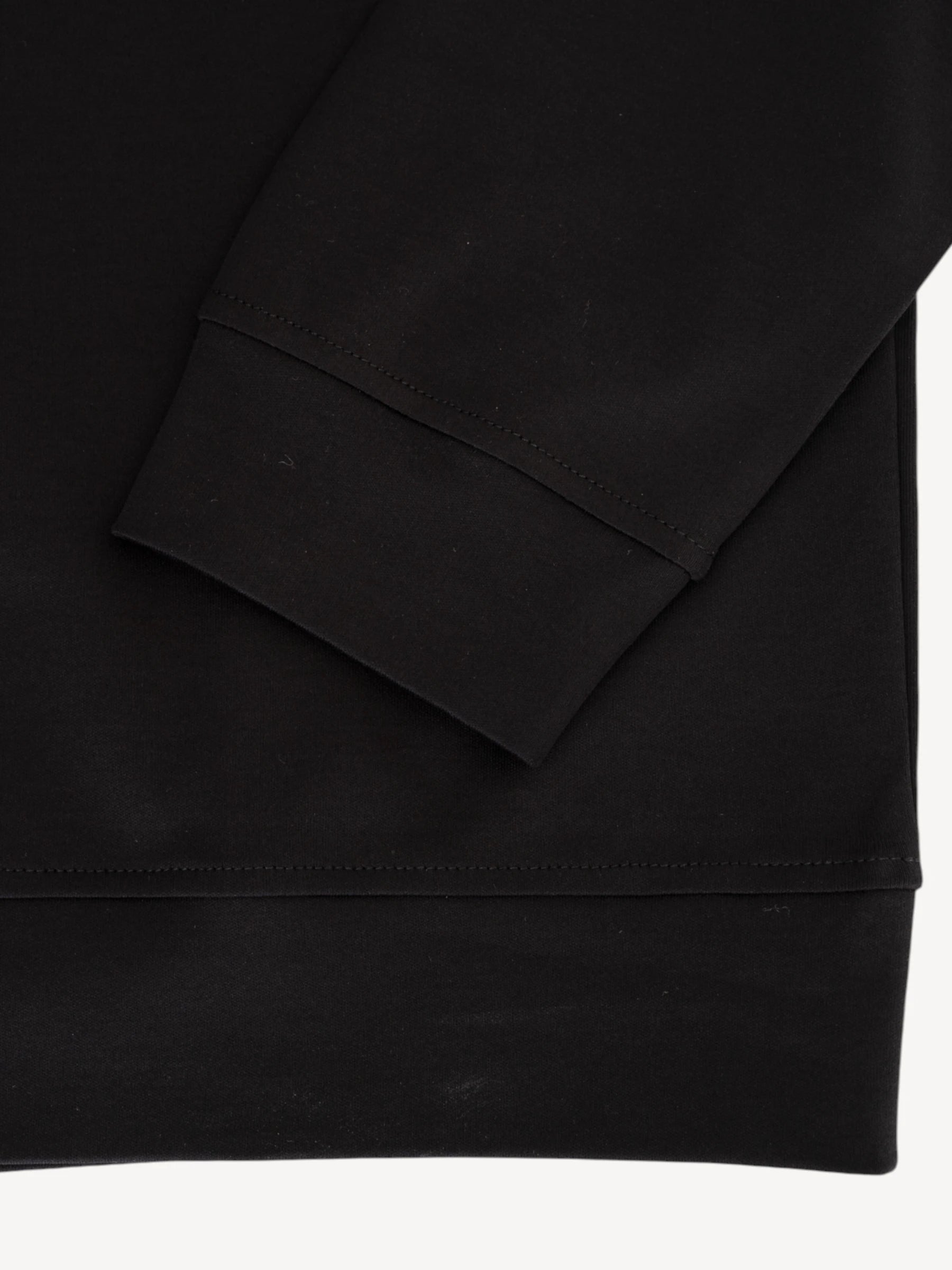 Interlock Supima Sweater - Zwart