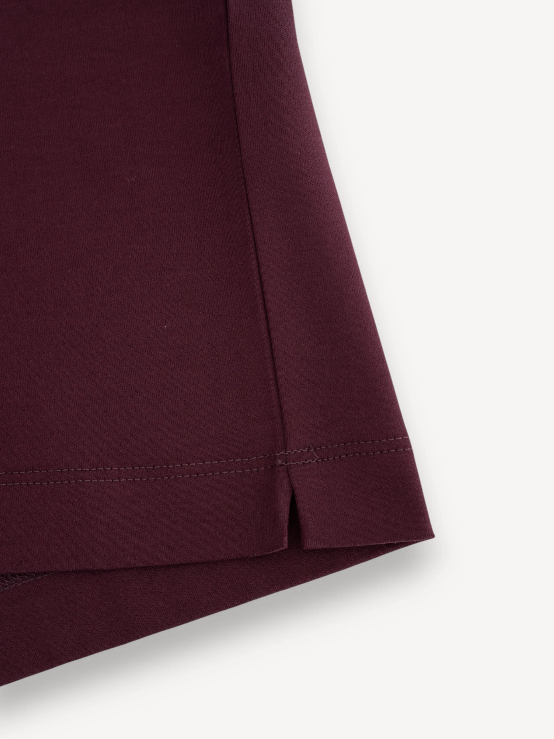 Interlock Supima T-Shirt - Burgundy