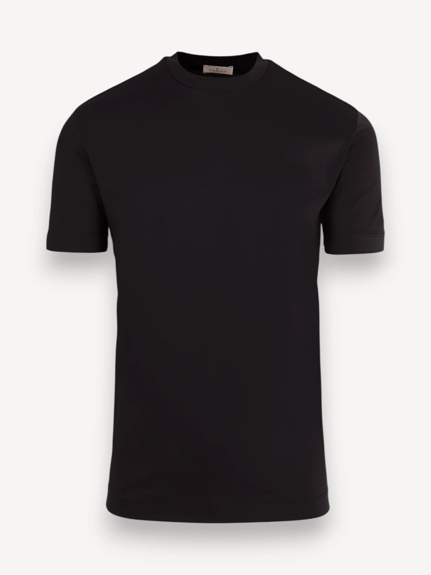 Interlock Supima T-Shirt - Zwart