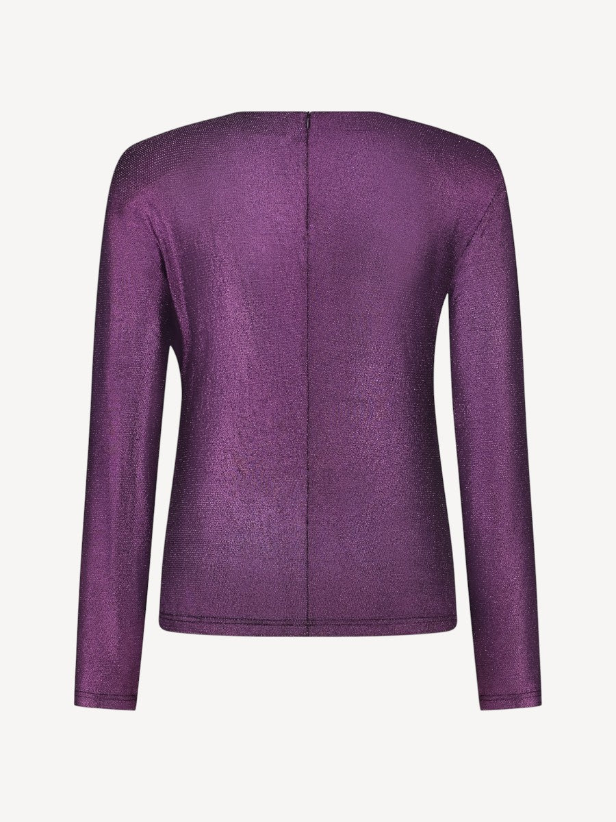 Tillo Lurex Top - Purple