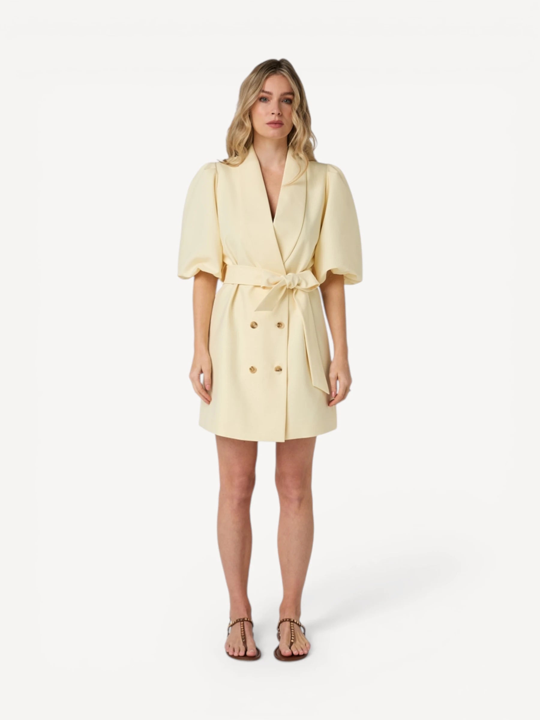 Dulcia Dress - Manteca Yellow