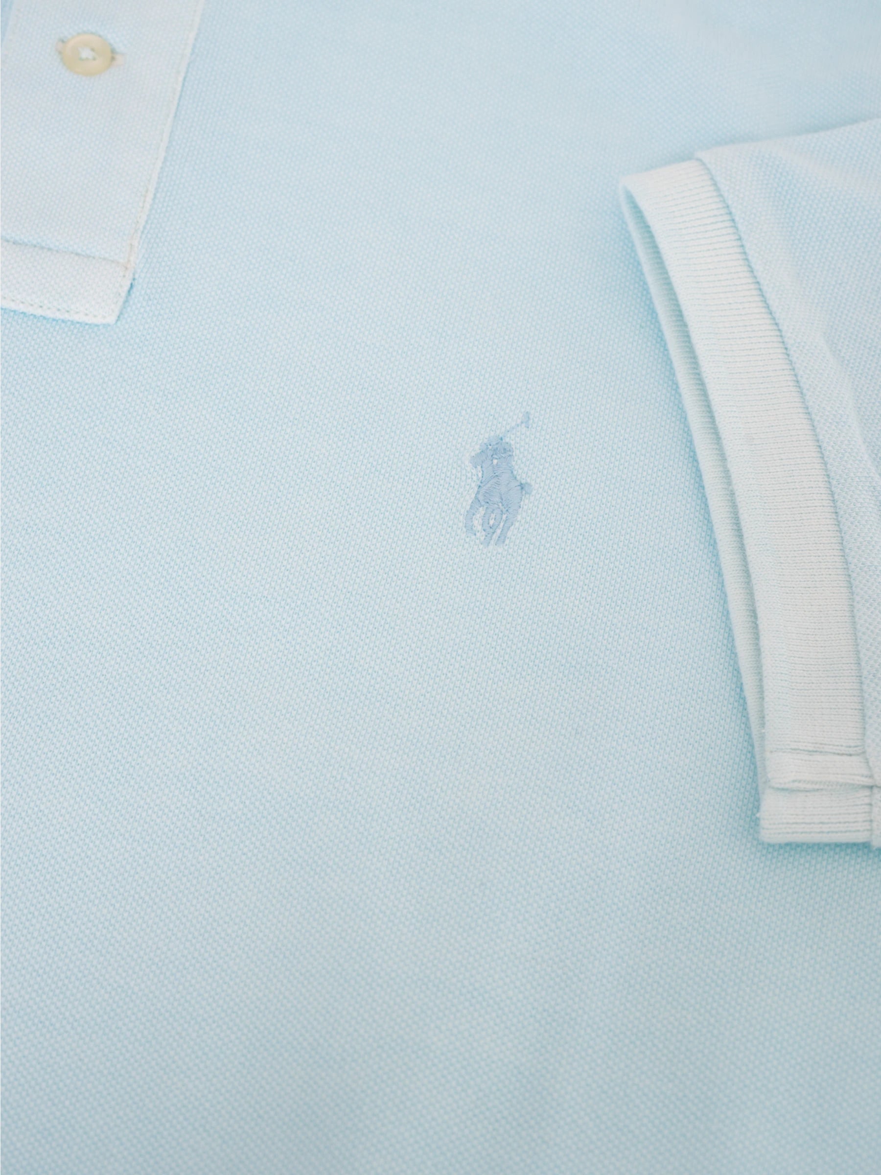 Garment Dyed Polo - Sky Blue