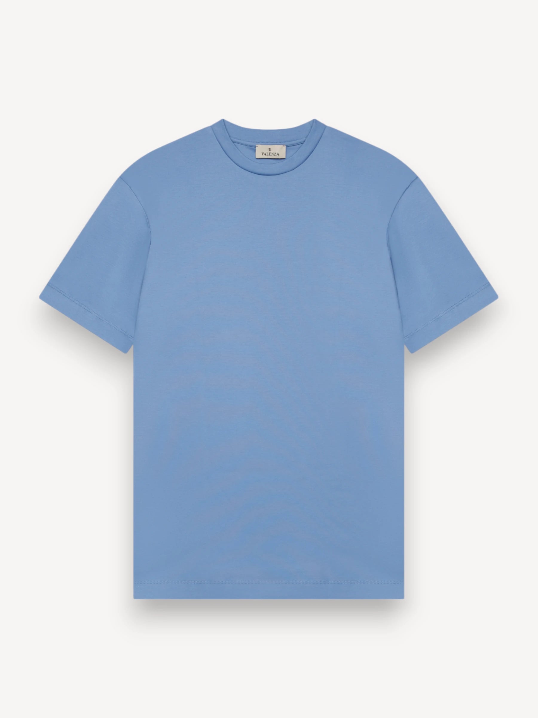 Interlock Supima T-Shirt - Mid Blue