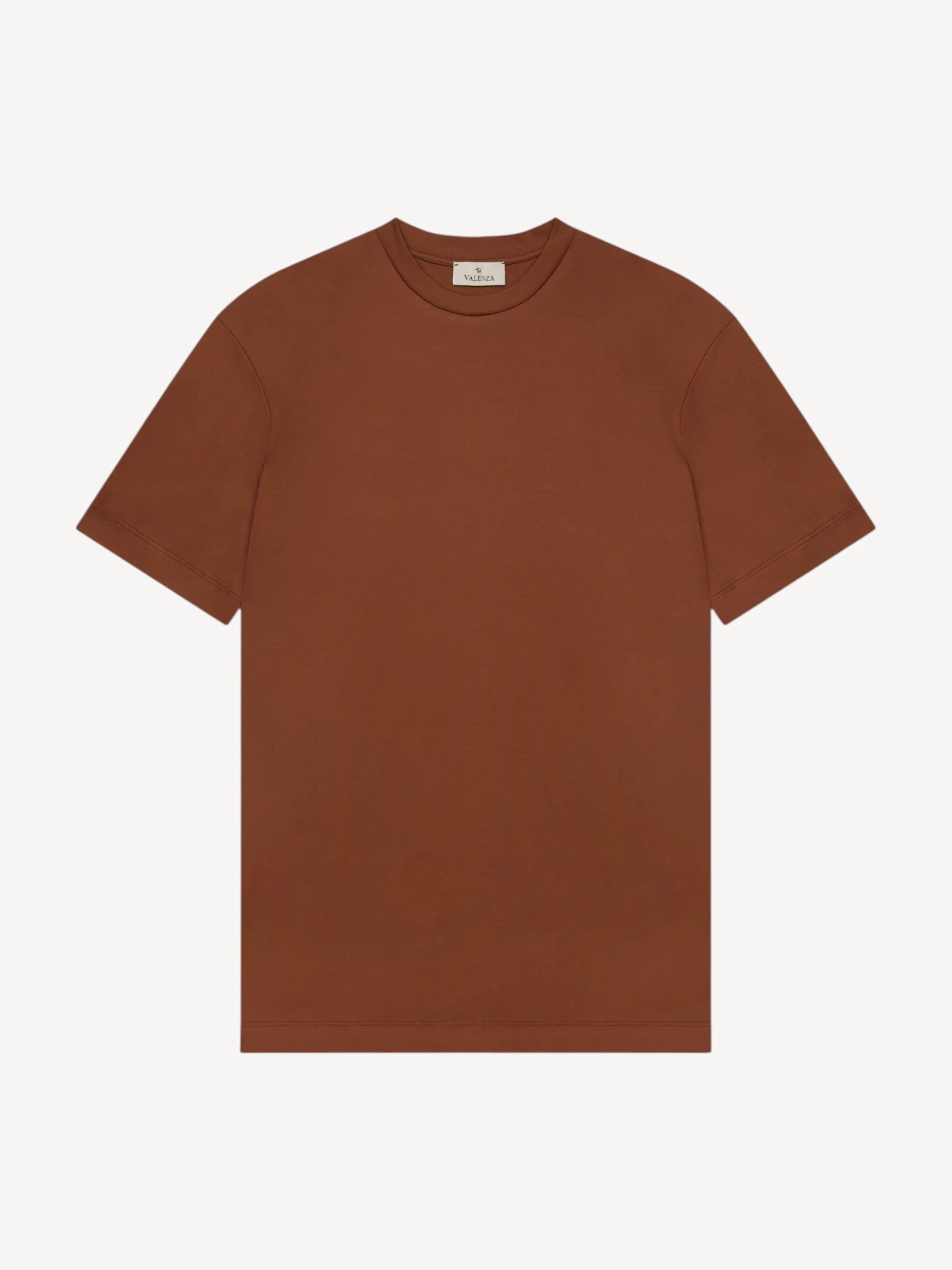 Interlock Supima T-Shirt - Dark Brique