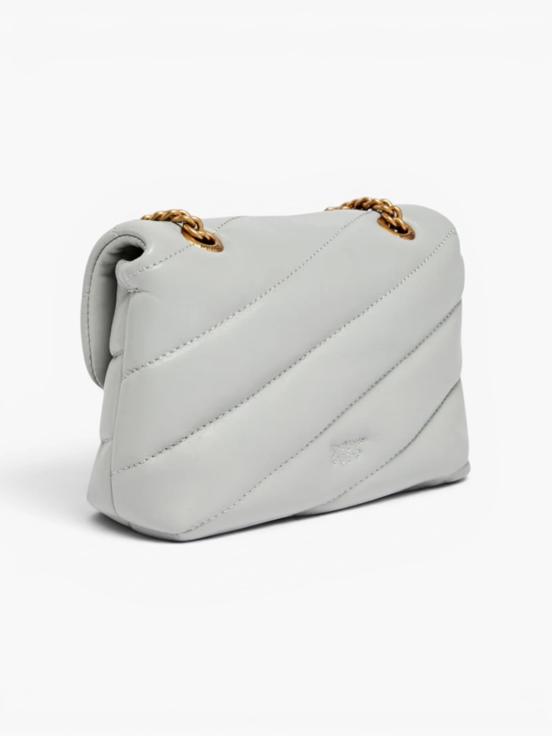 Pinko Love Baby Puff Bag - pearl grey
