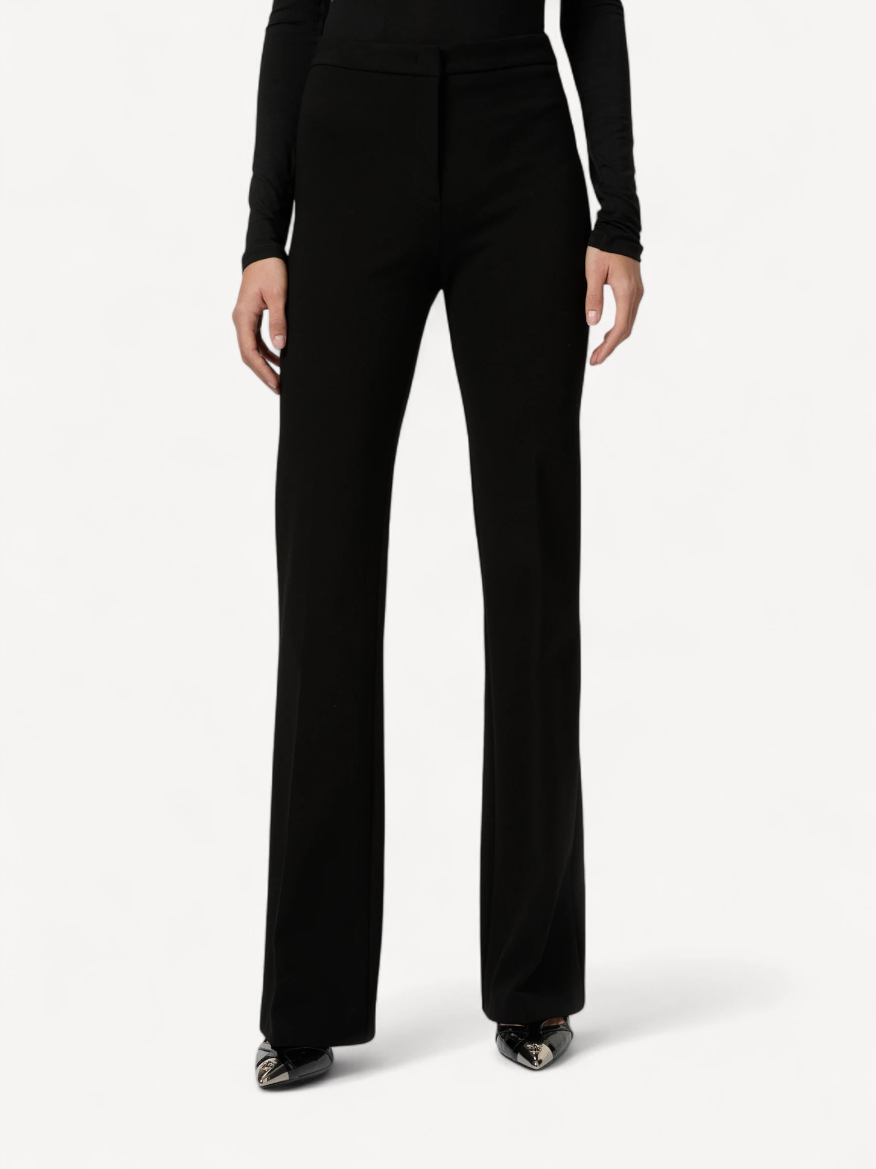 Flared Pants - Zwart