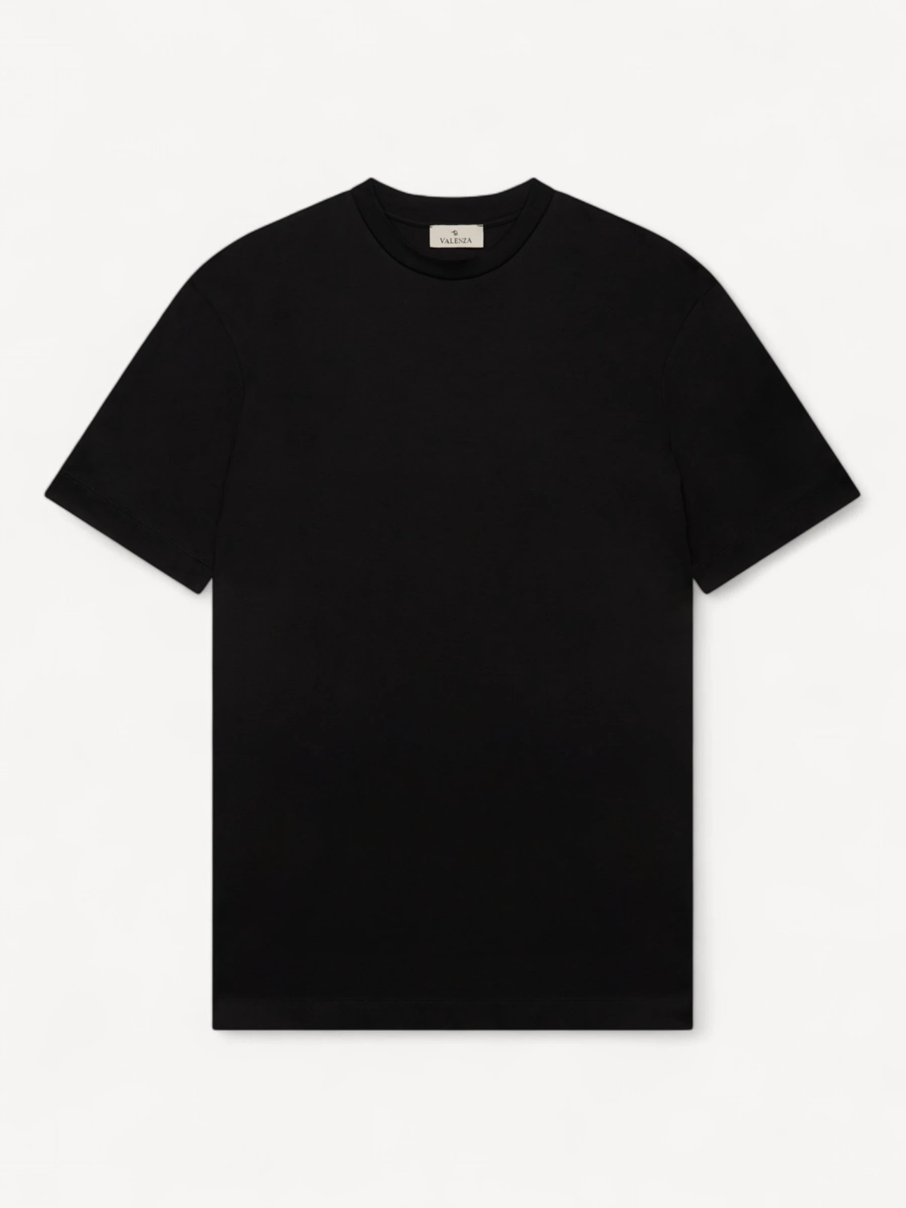 Interlock Supima T-Shirt - Zwart
