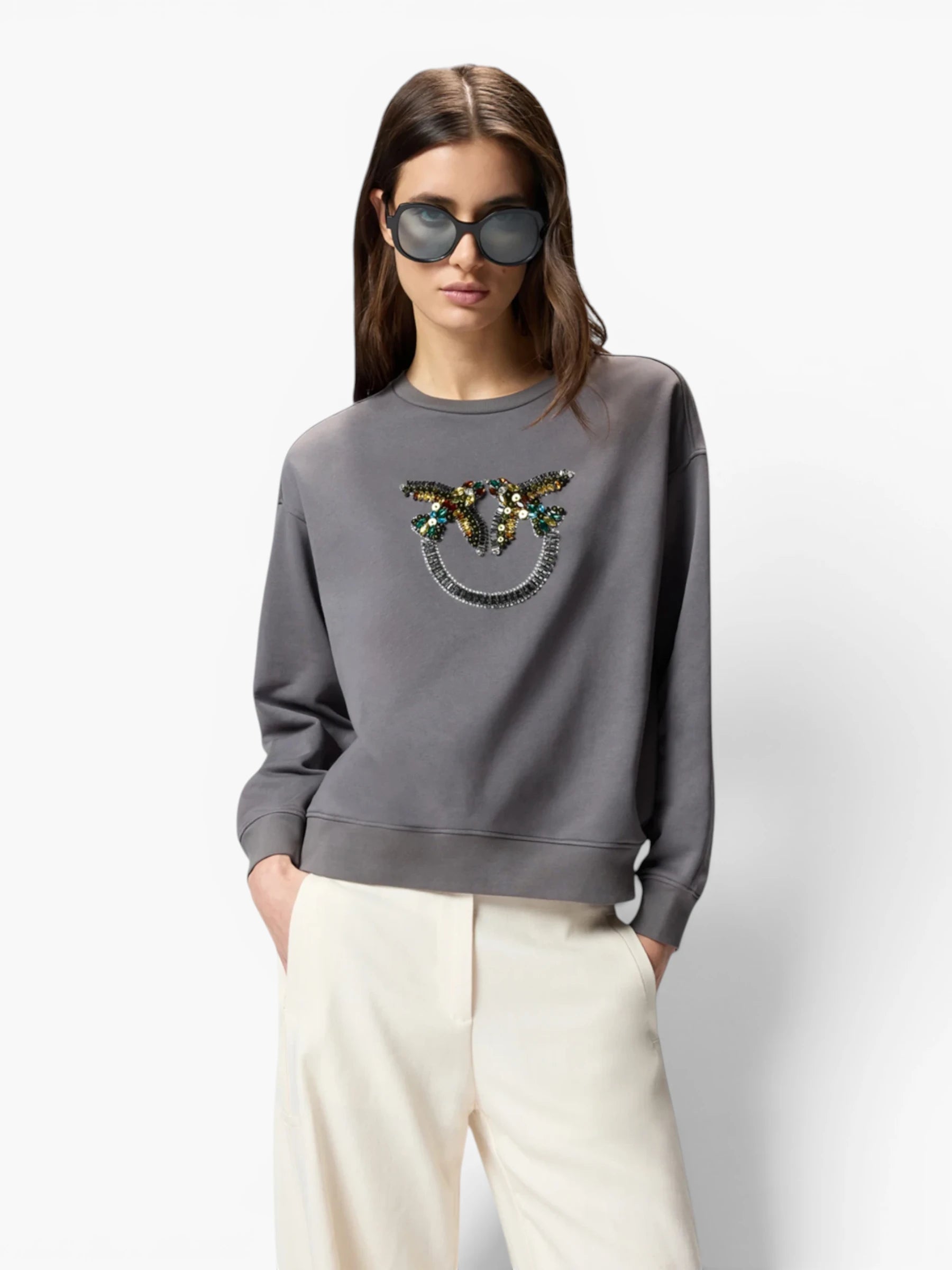 Pinko Sweater Nelly - Grijs