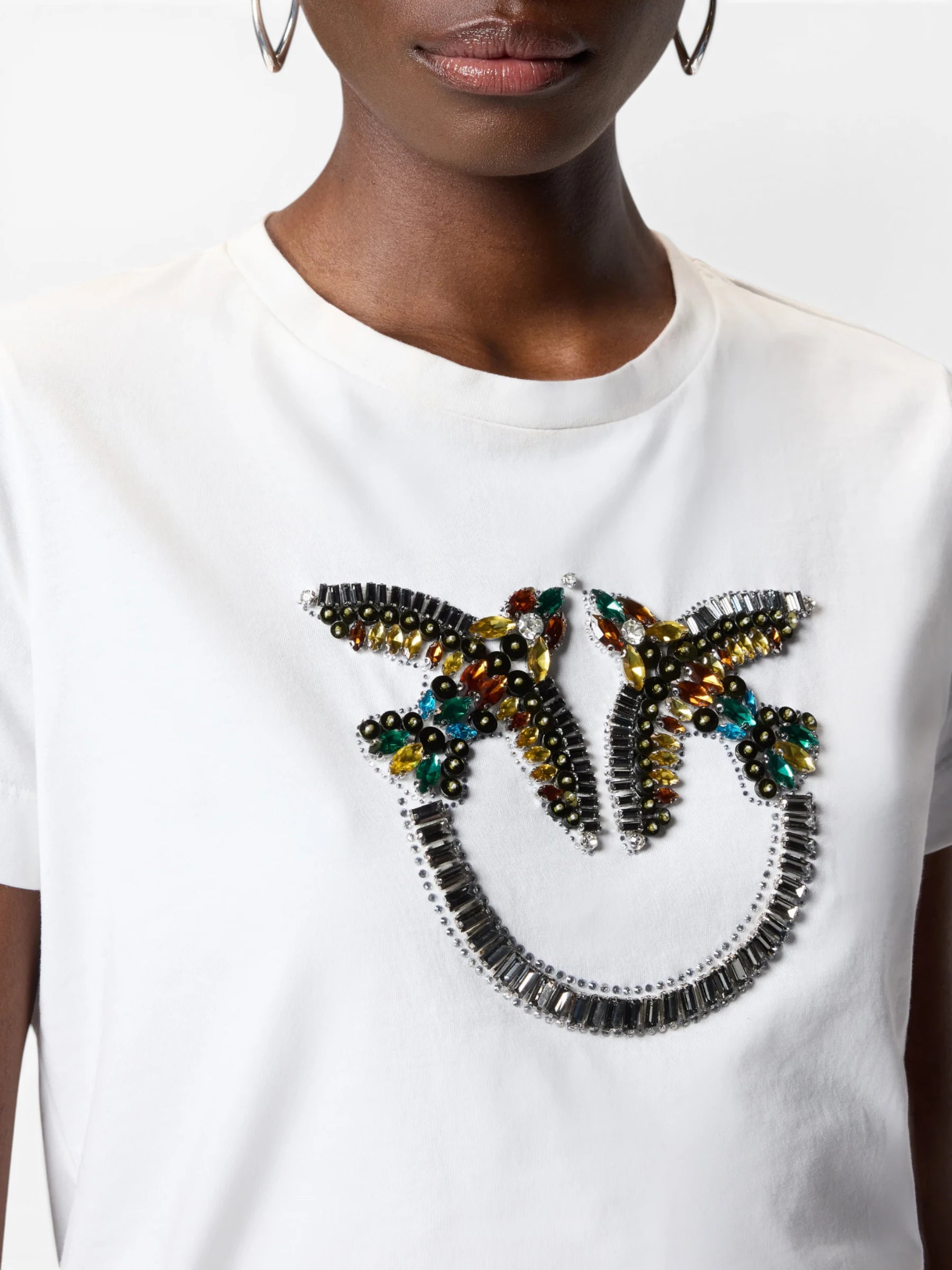 Pinko Maxi T-shirt - Wit