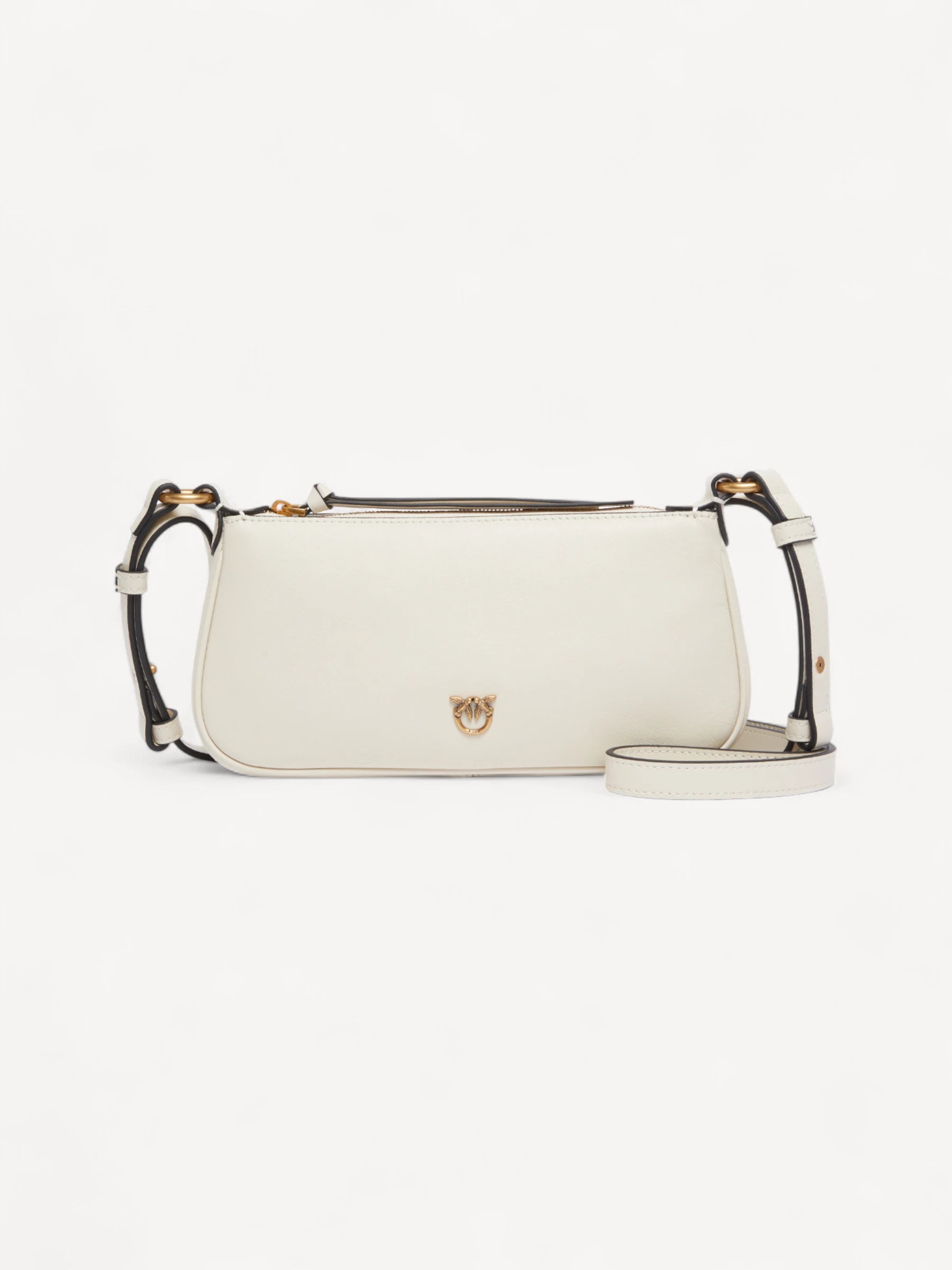 Half Moon Baguette Mini Bag - Wit
