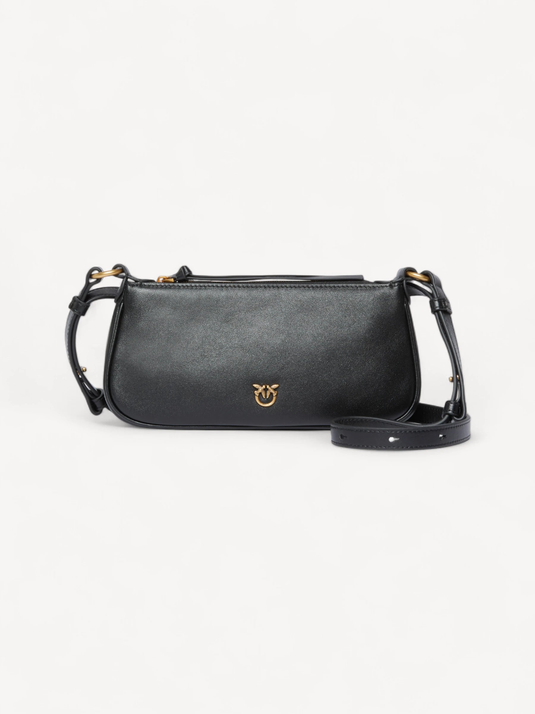 Half Moon Baguette Mini Bag - Zwart