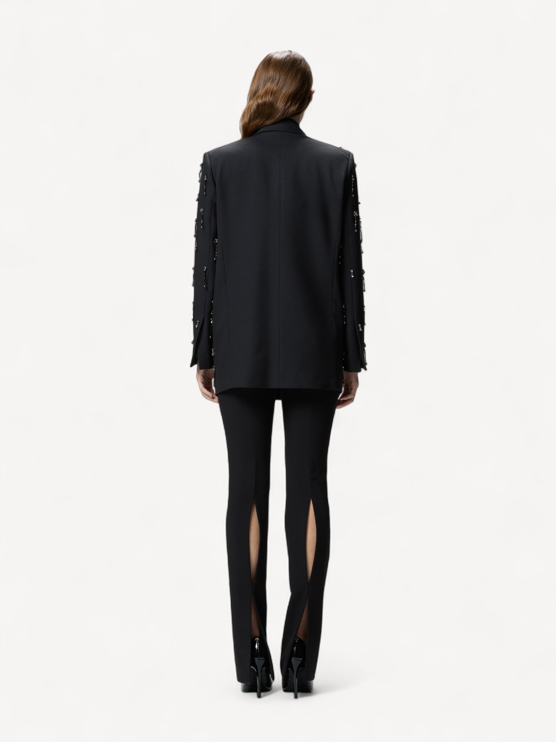 Straight Fit Blazer - Zwart