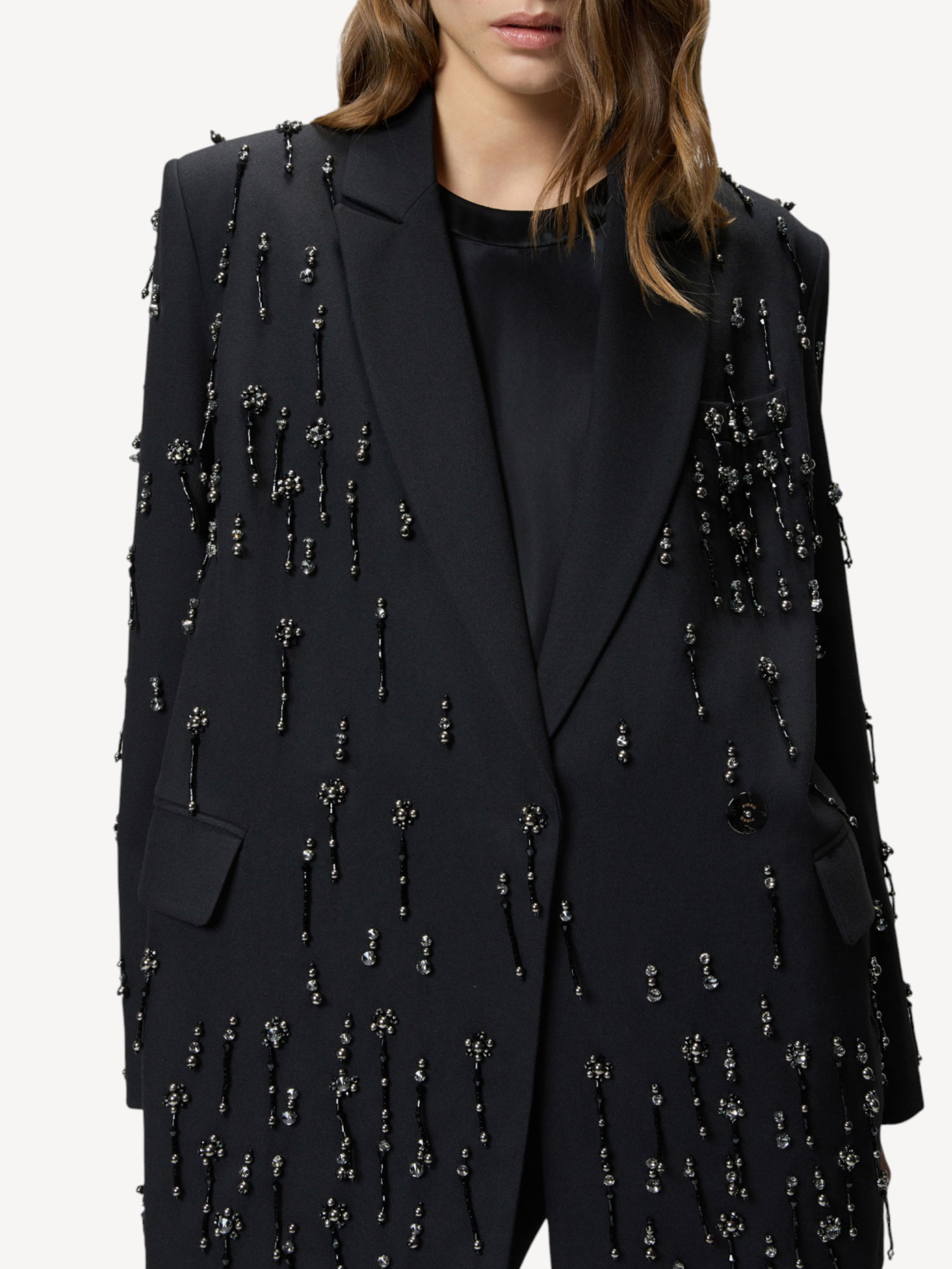 Straight Fit Blazer - Zwart