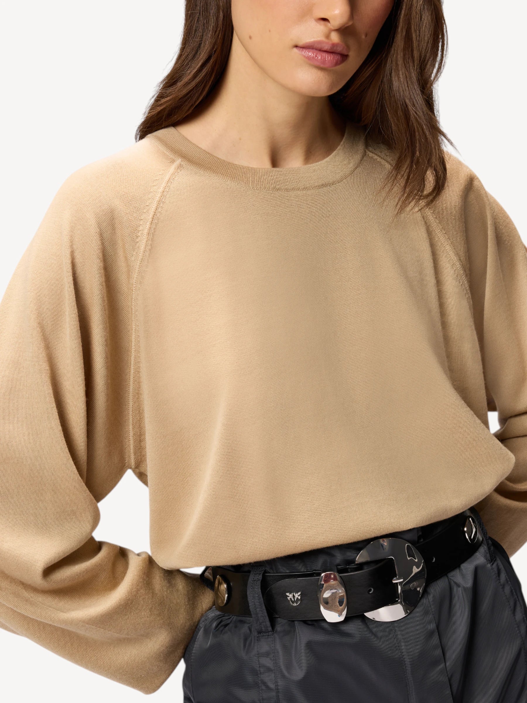 Crewneck Sweater - Beige