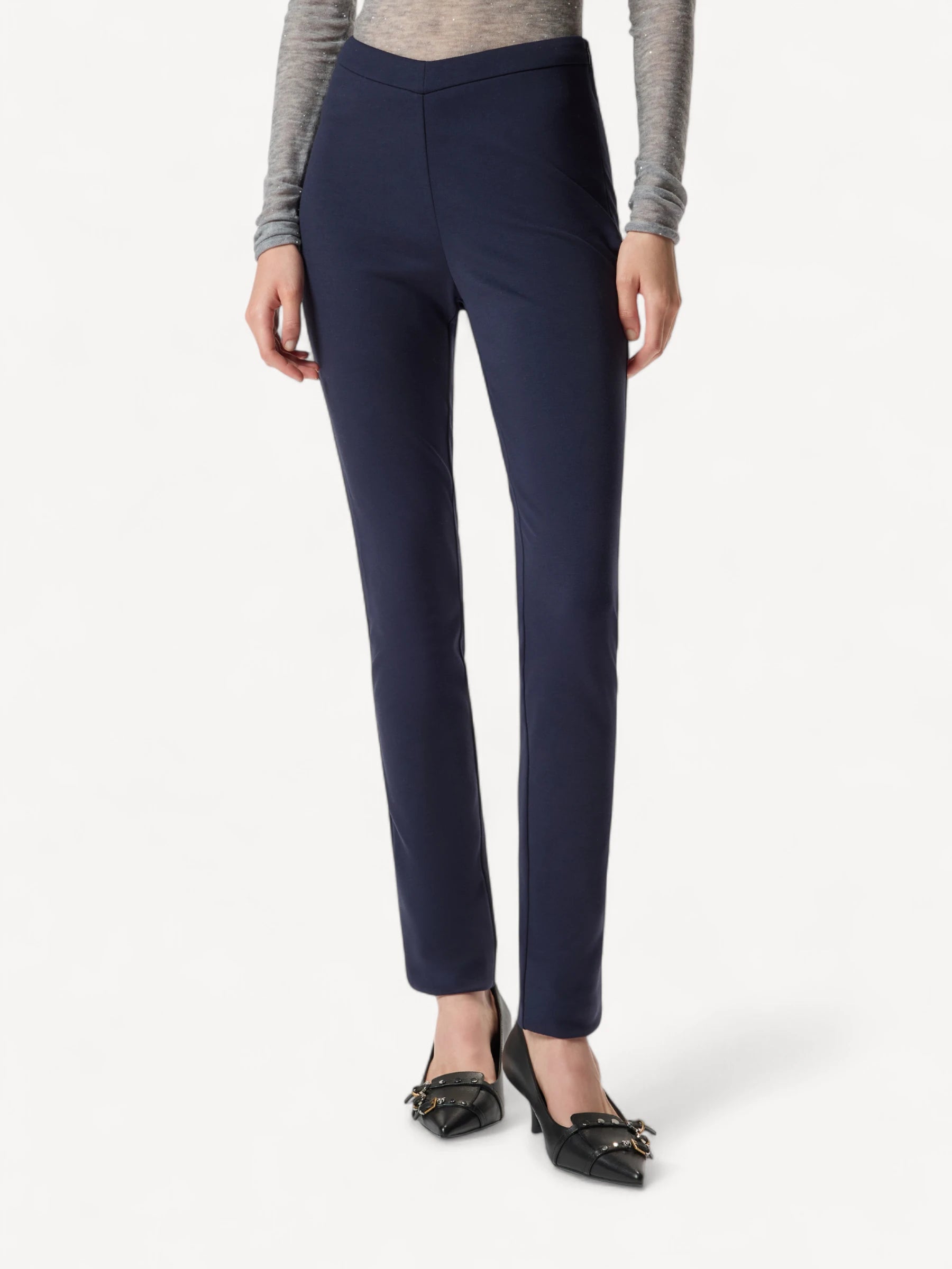 Milano-Knit Pants - Donkerblauw