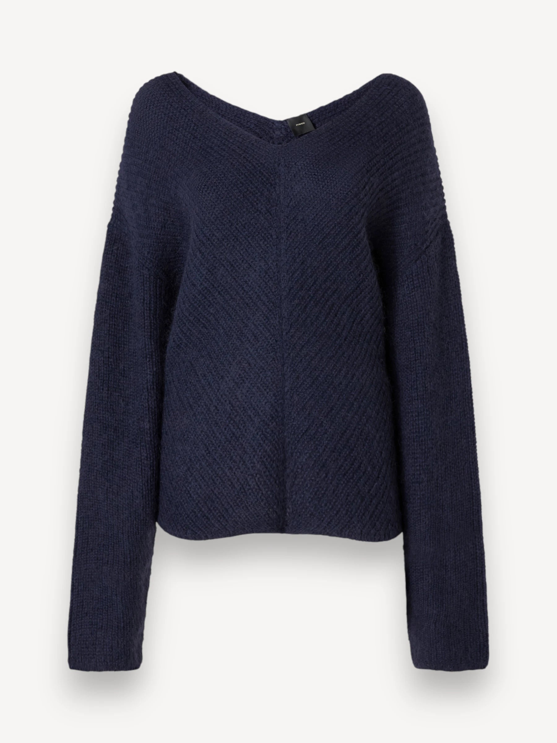 Boat-Neck Sweater - Blauw
