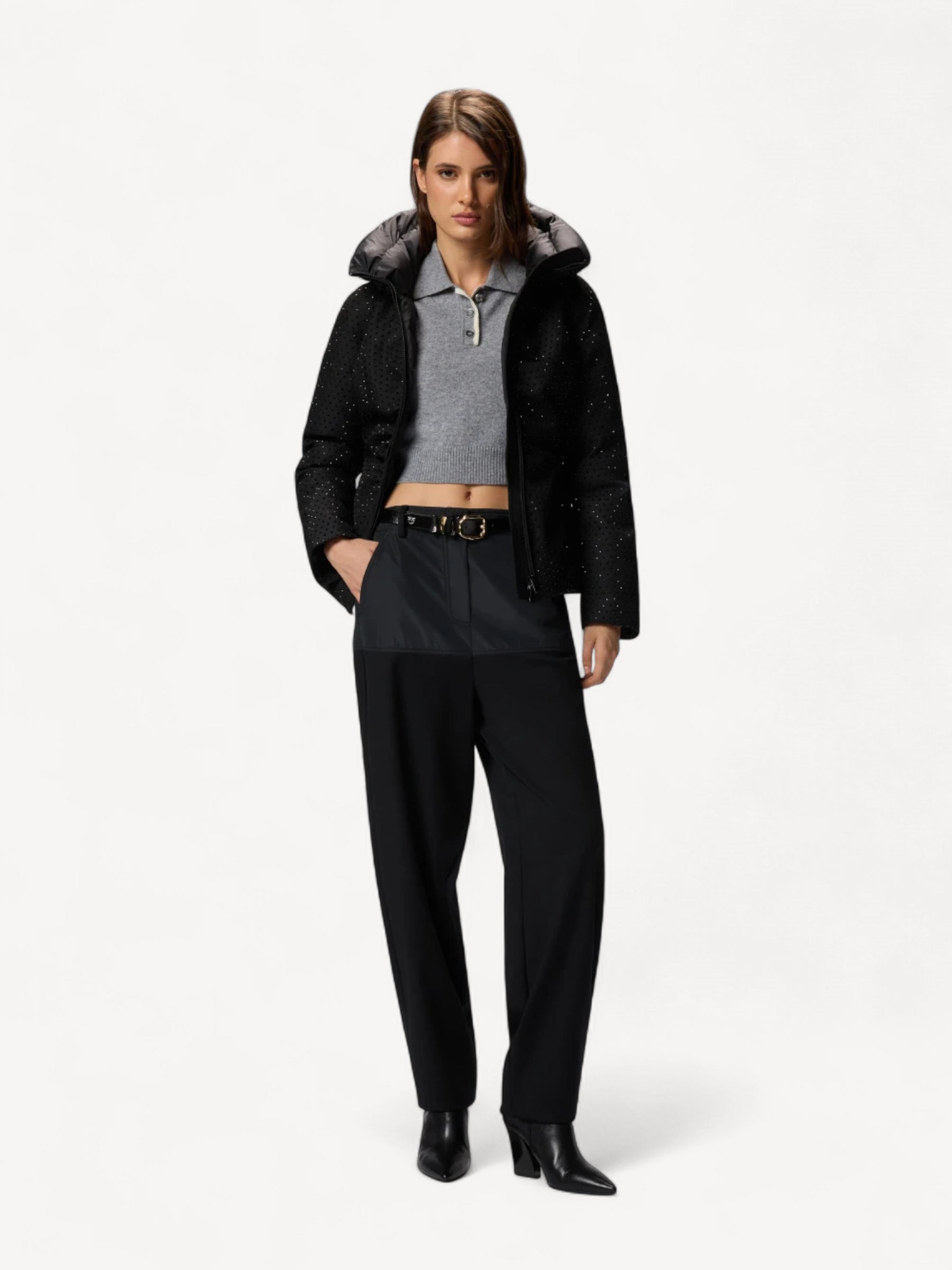 Short Down Jacket - Zwart