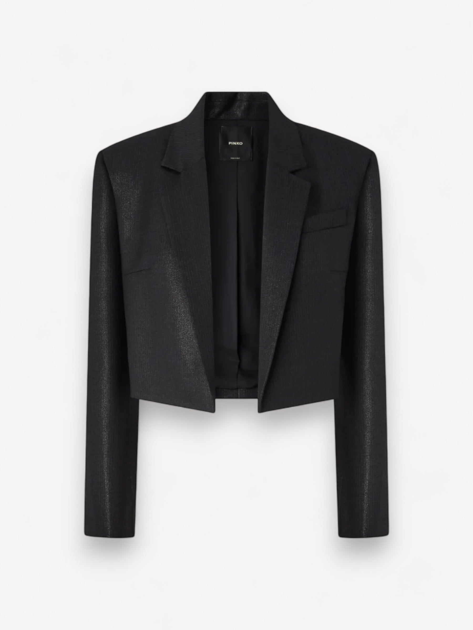 Pinstriped Spencer Jacket - Zwart