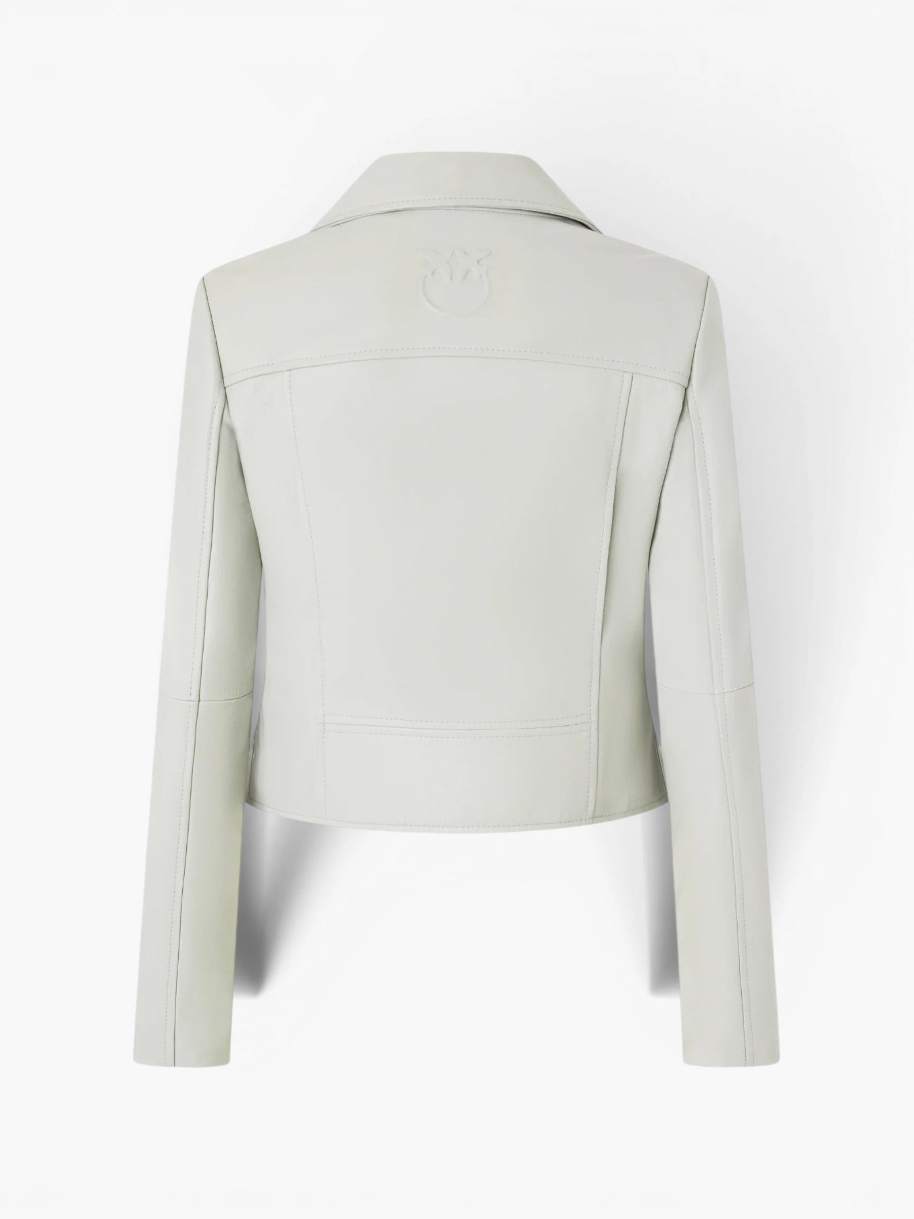 Biker-Style Jacket - Lichtgrijs
