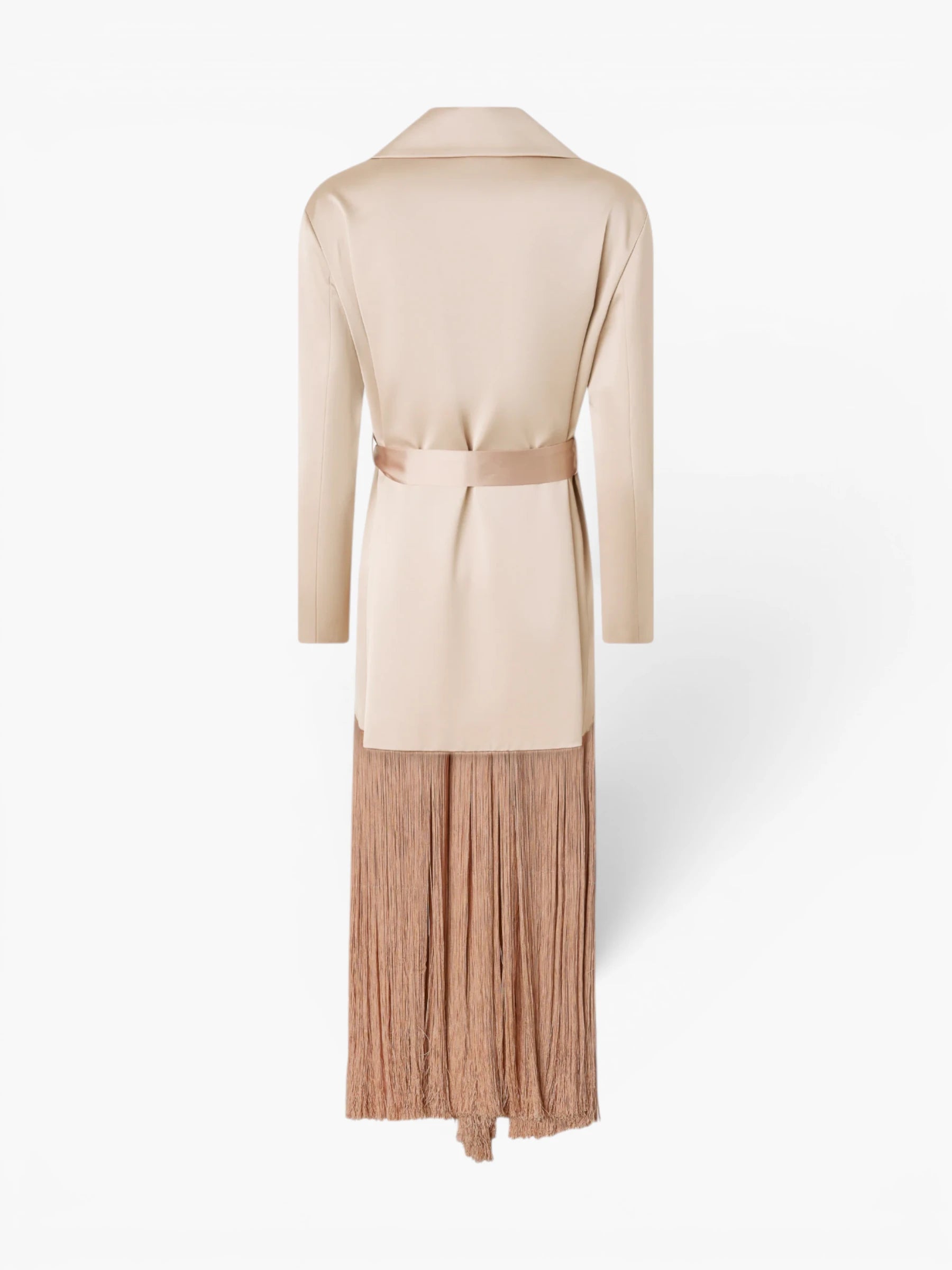 Ribes Trench Satin Jurk - Roze