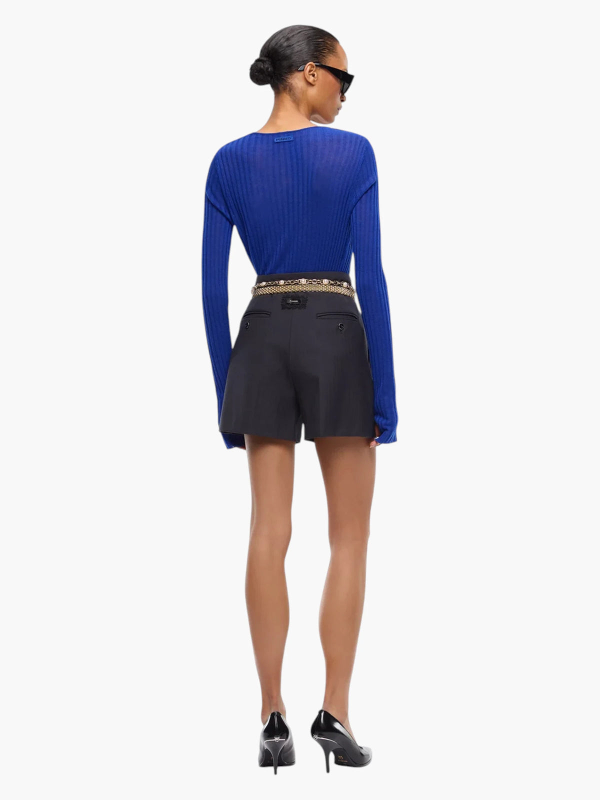 PINKO short - Navy