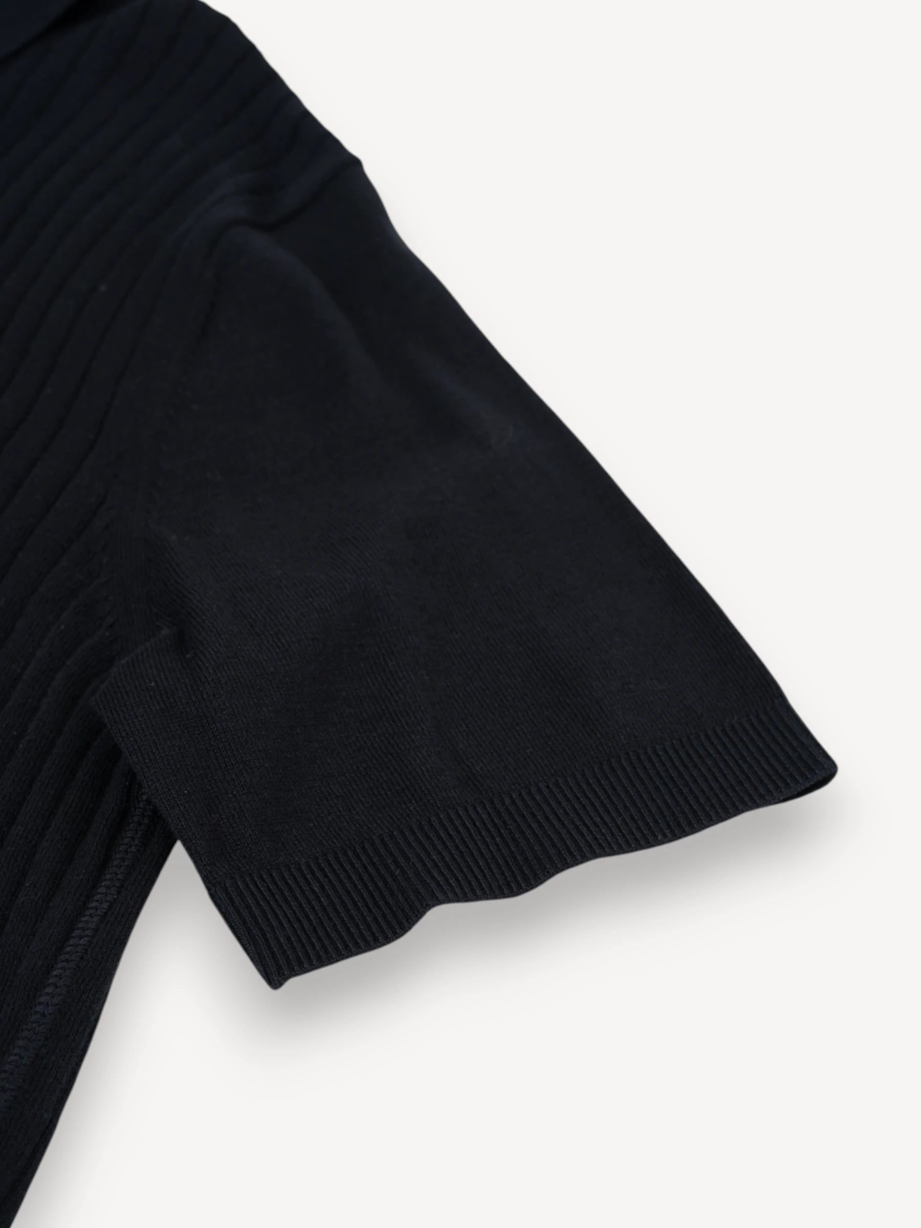 Cameron Knitted Polo - Donkerblauw