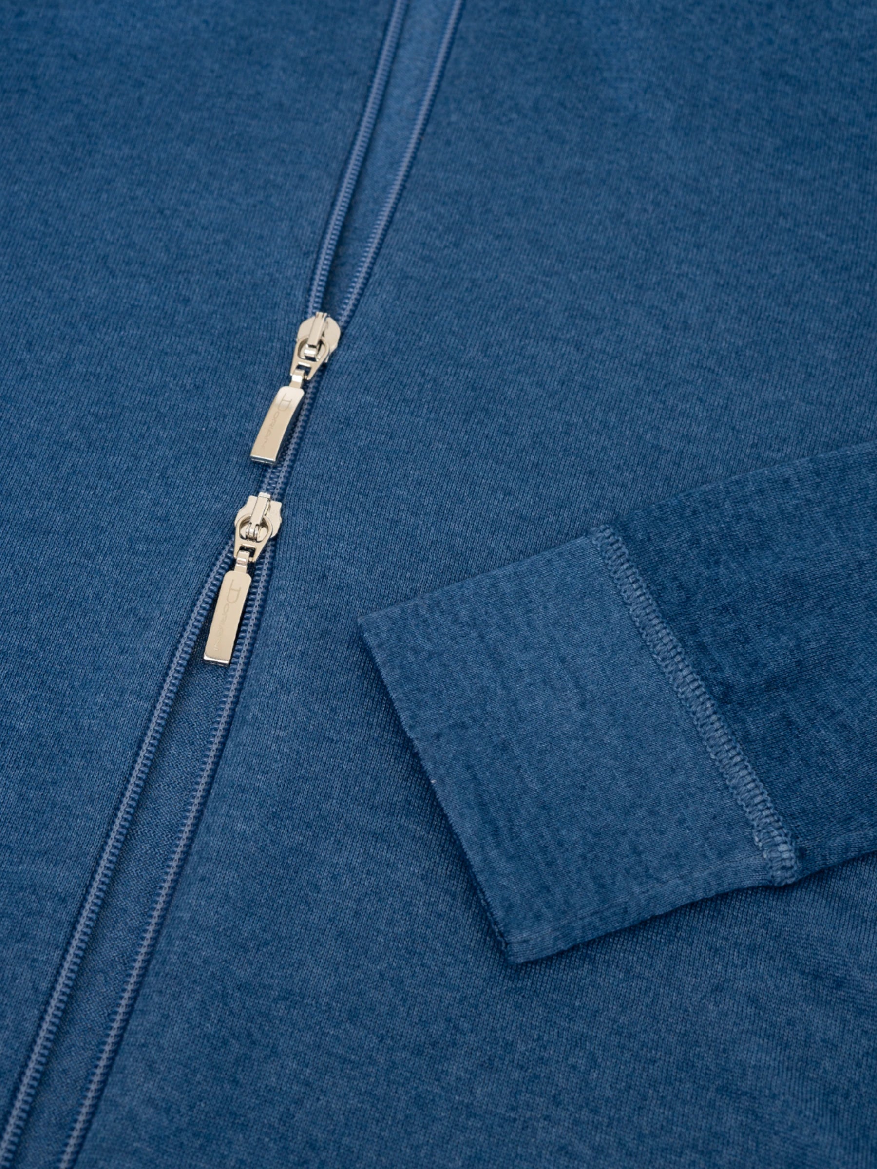 Zip Cardigan - Blauw