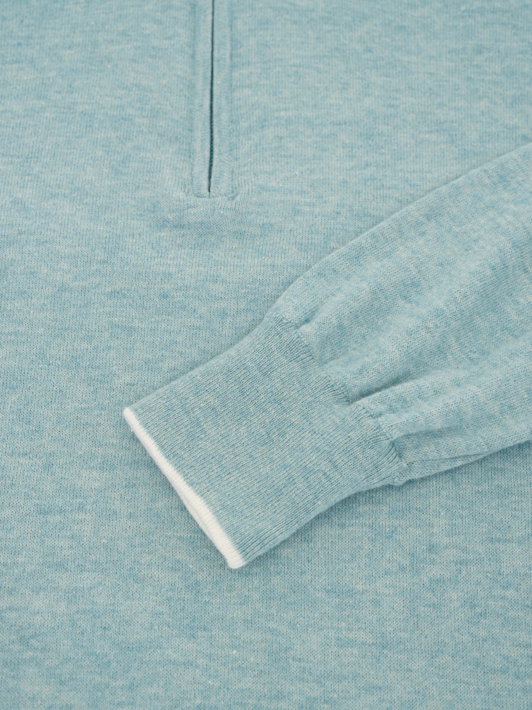 Half-Zip Trui - Turquoise