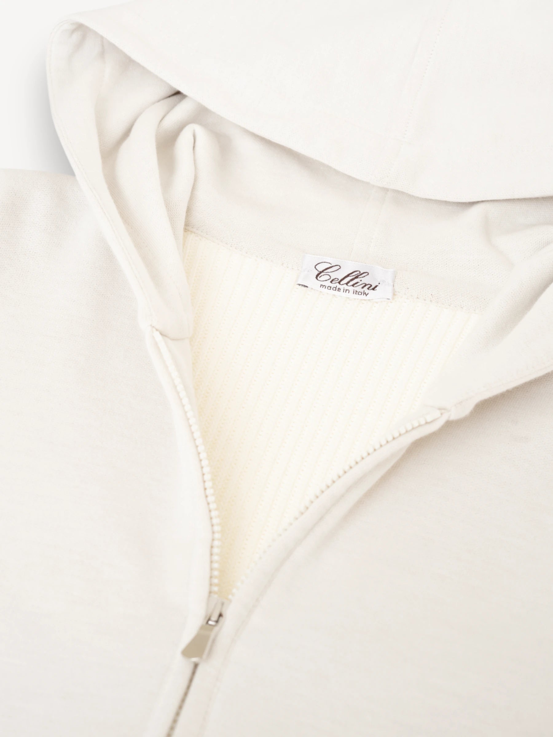 Hooded Cardigan - Ecru