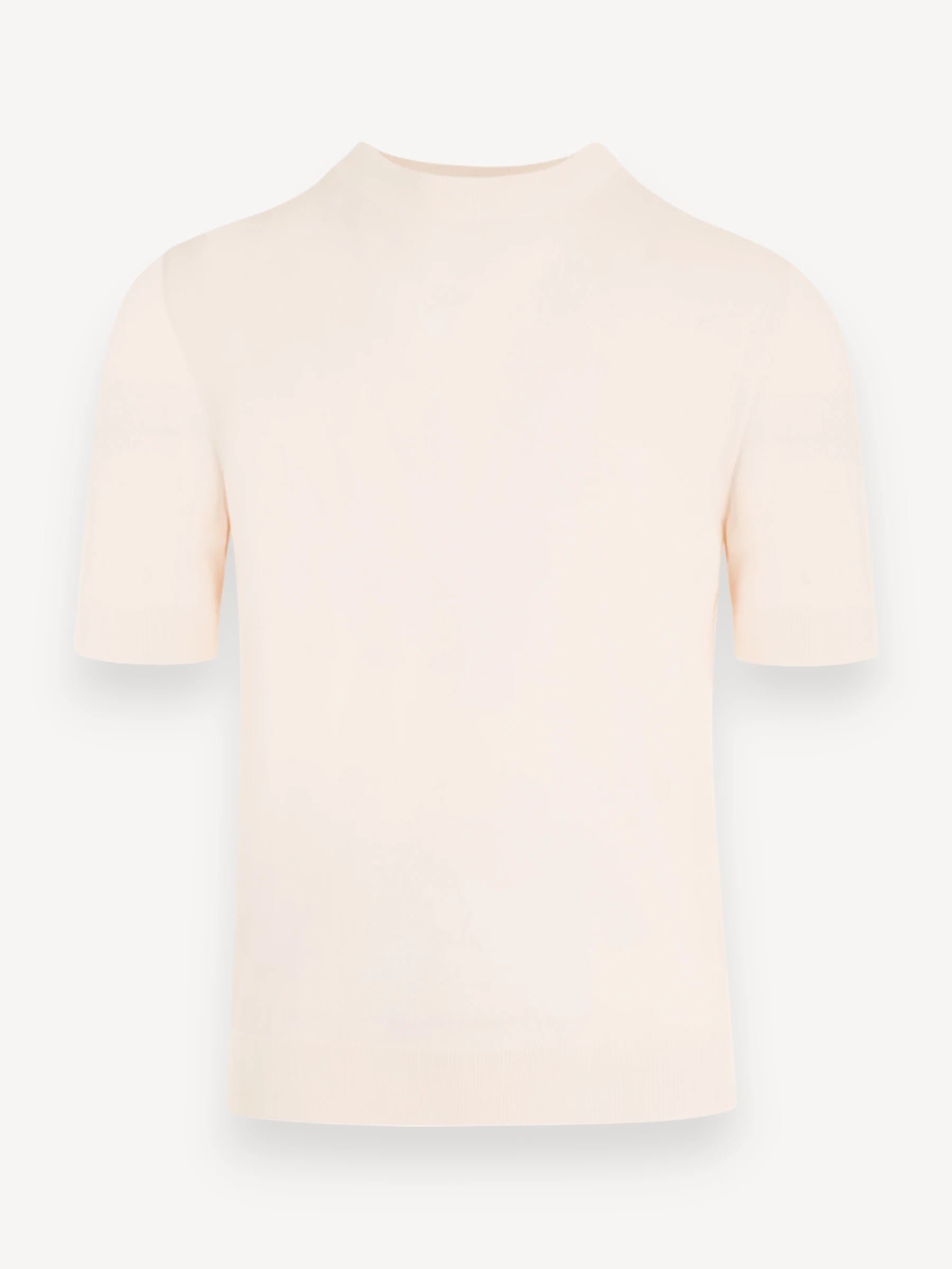 Gebreid T-Shirt - Off White