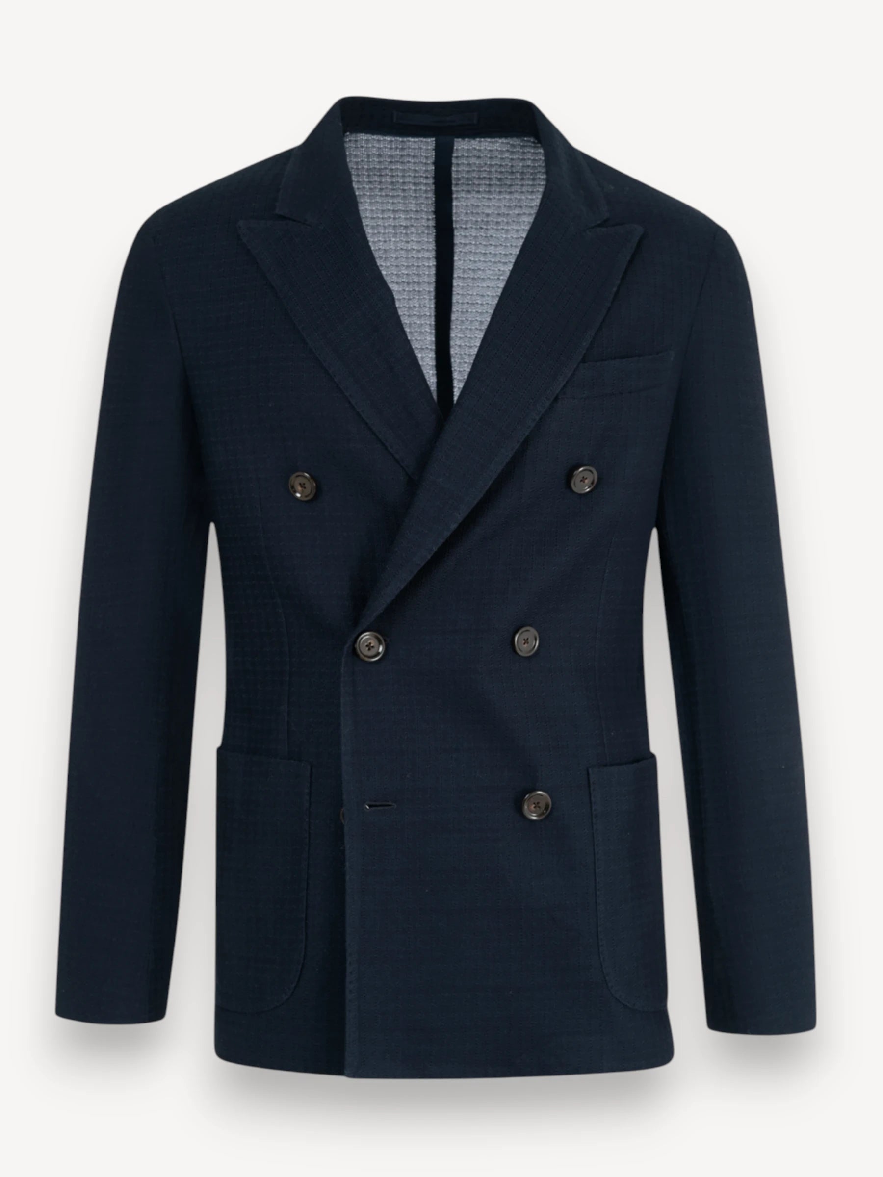 Double Breasted Blazer - Donkerblauw