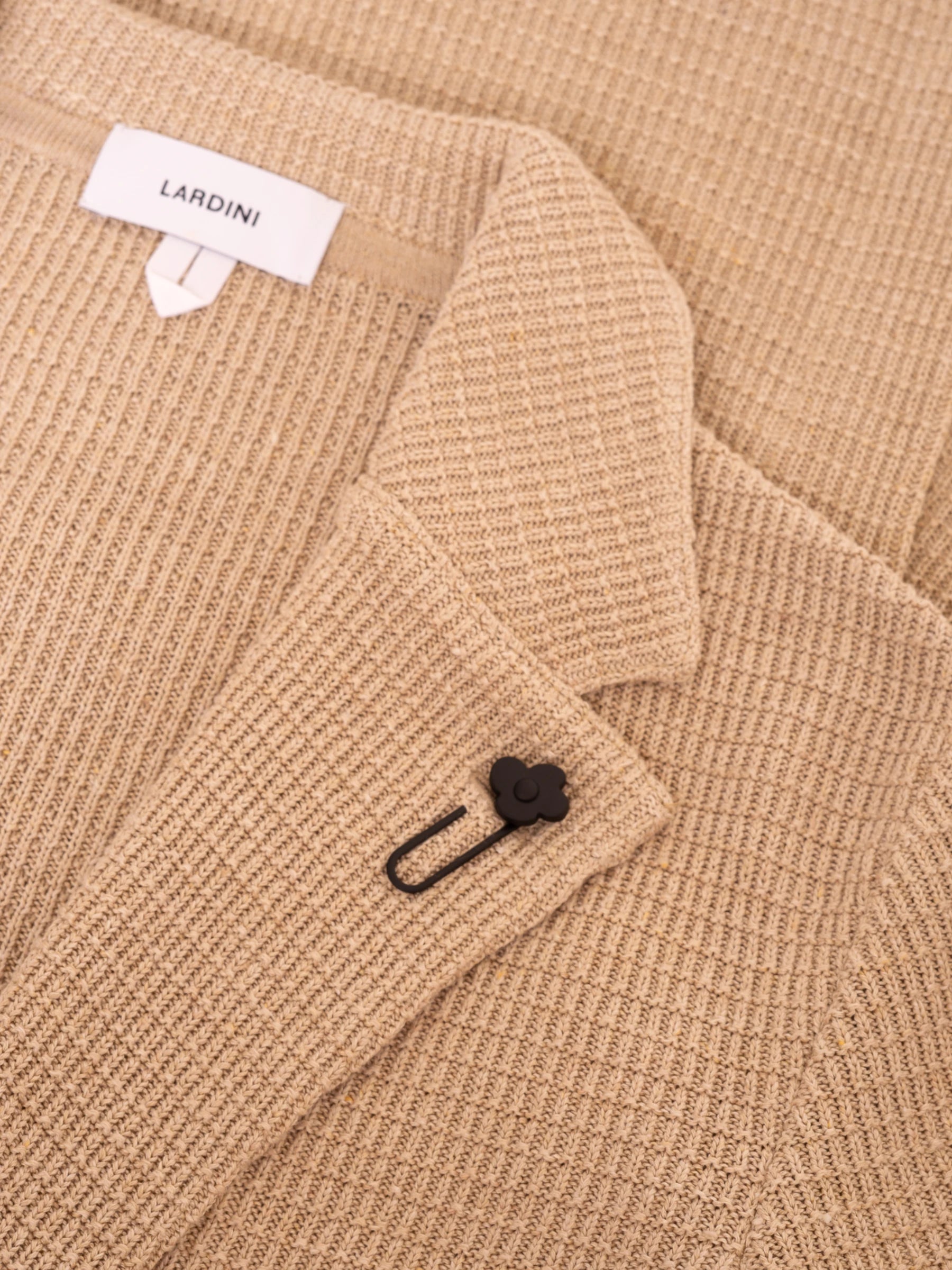 Gebreide Blazer - Donker Beige