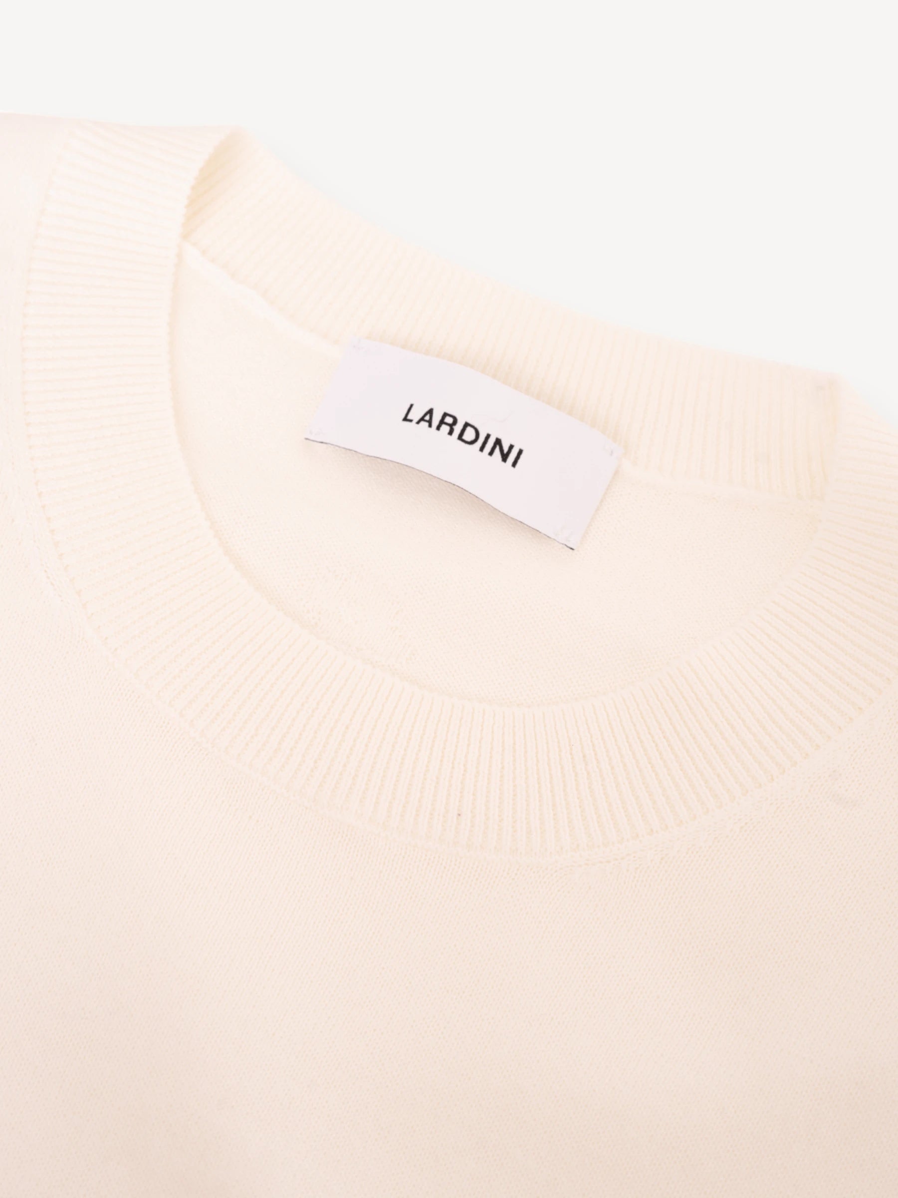 Gebreid T-Shirt - Off White